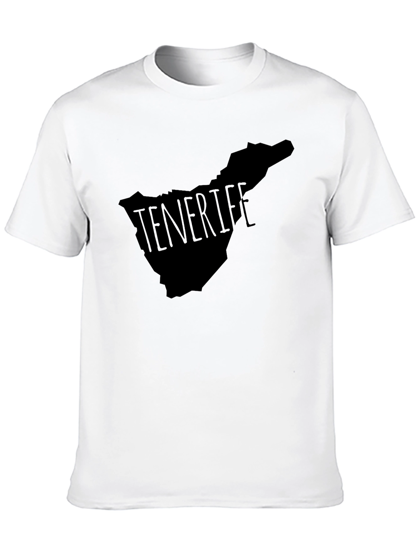 Tenerife Map Graphic T-Shirt