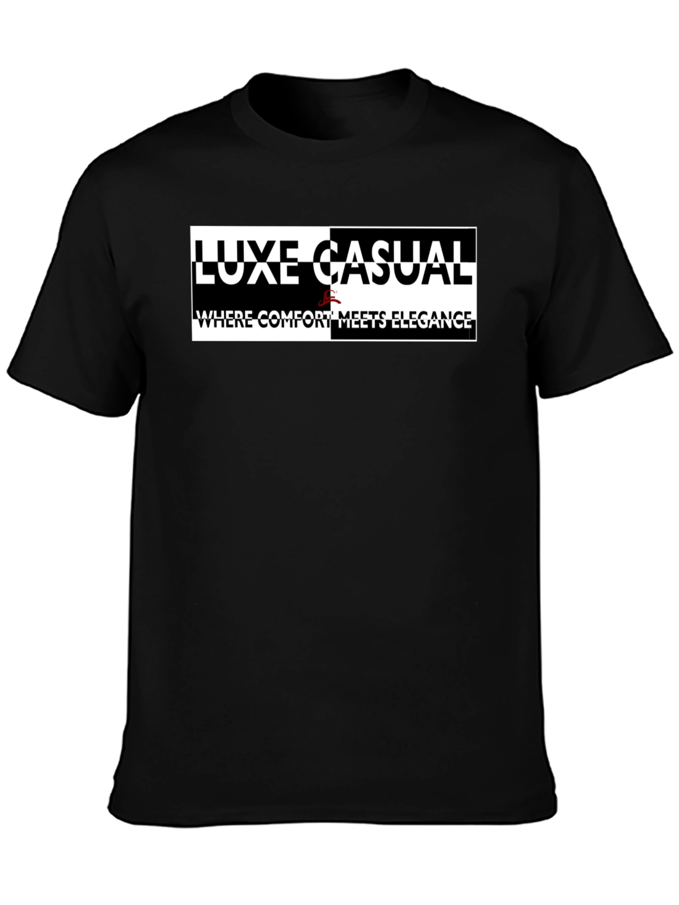Luxe Casual Graphic Tee: Comfort Meets Elegance