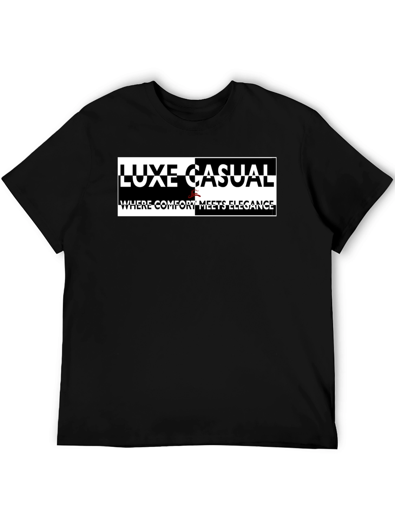Luxe Casual Graphic Tee: Comfort Meets Elegance