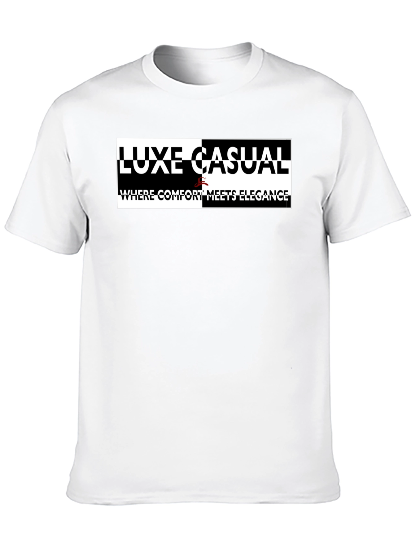Luxe Casual Graphic Tee: Comfort Meets Elegance