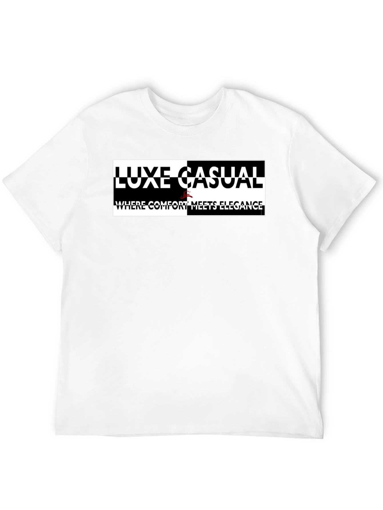 Luxe Casual Graphic Tee: Comfort Meets Elegance