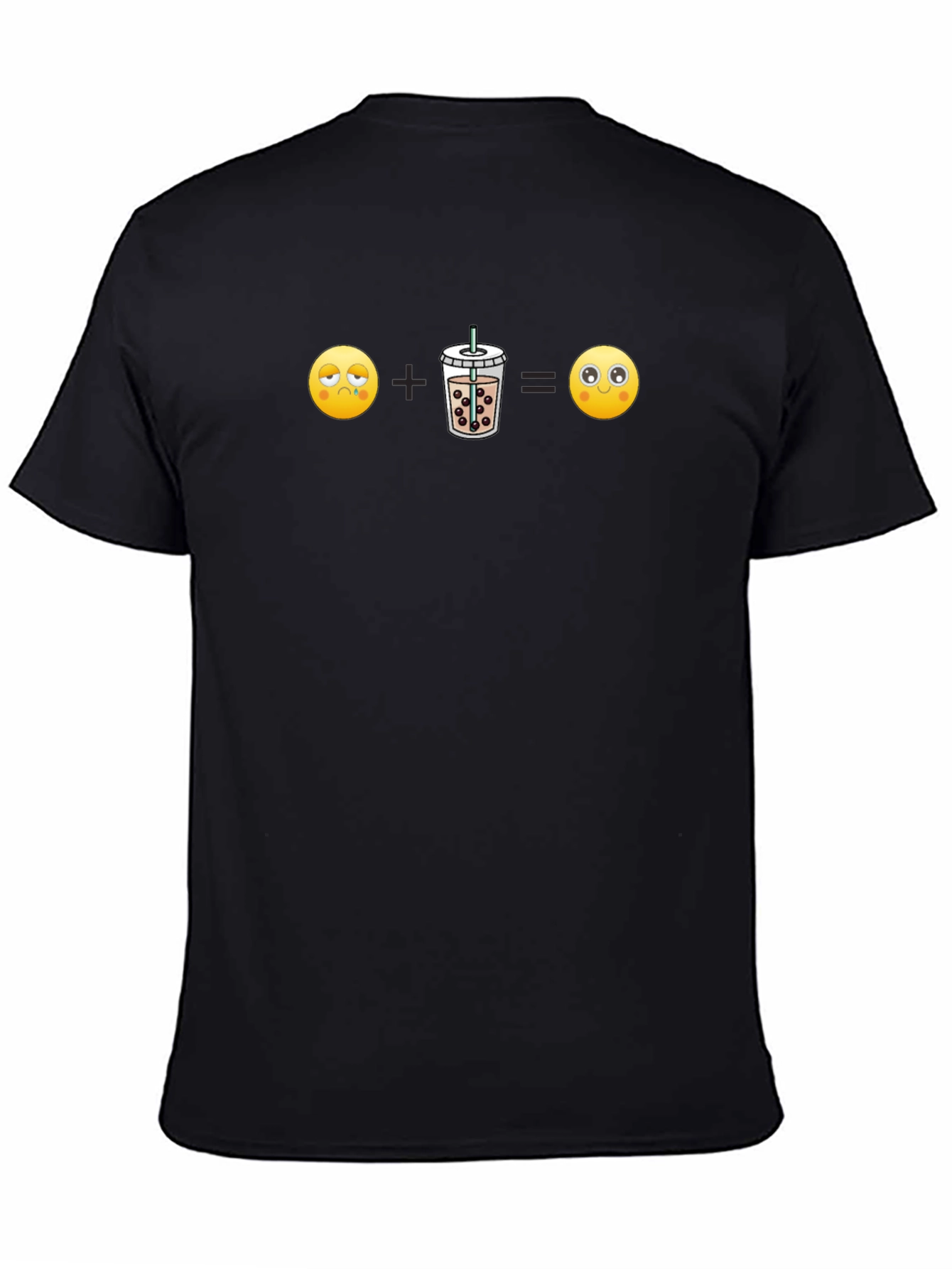 Boba Tea Equation Graphic Tee - Black