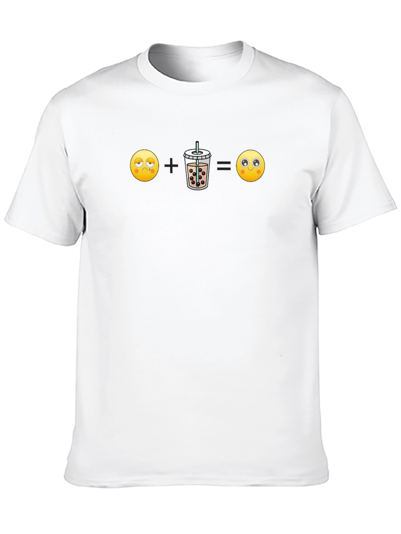 Boba Tea Equation Graphic Tee - Black