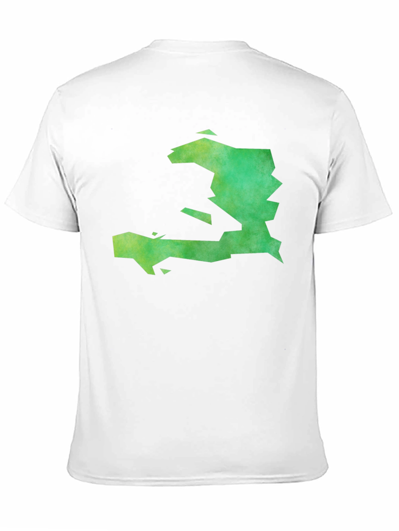 Haiti Map Graphic Tee - Black Cotton T-Shirt