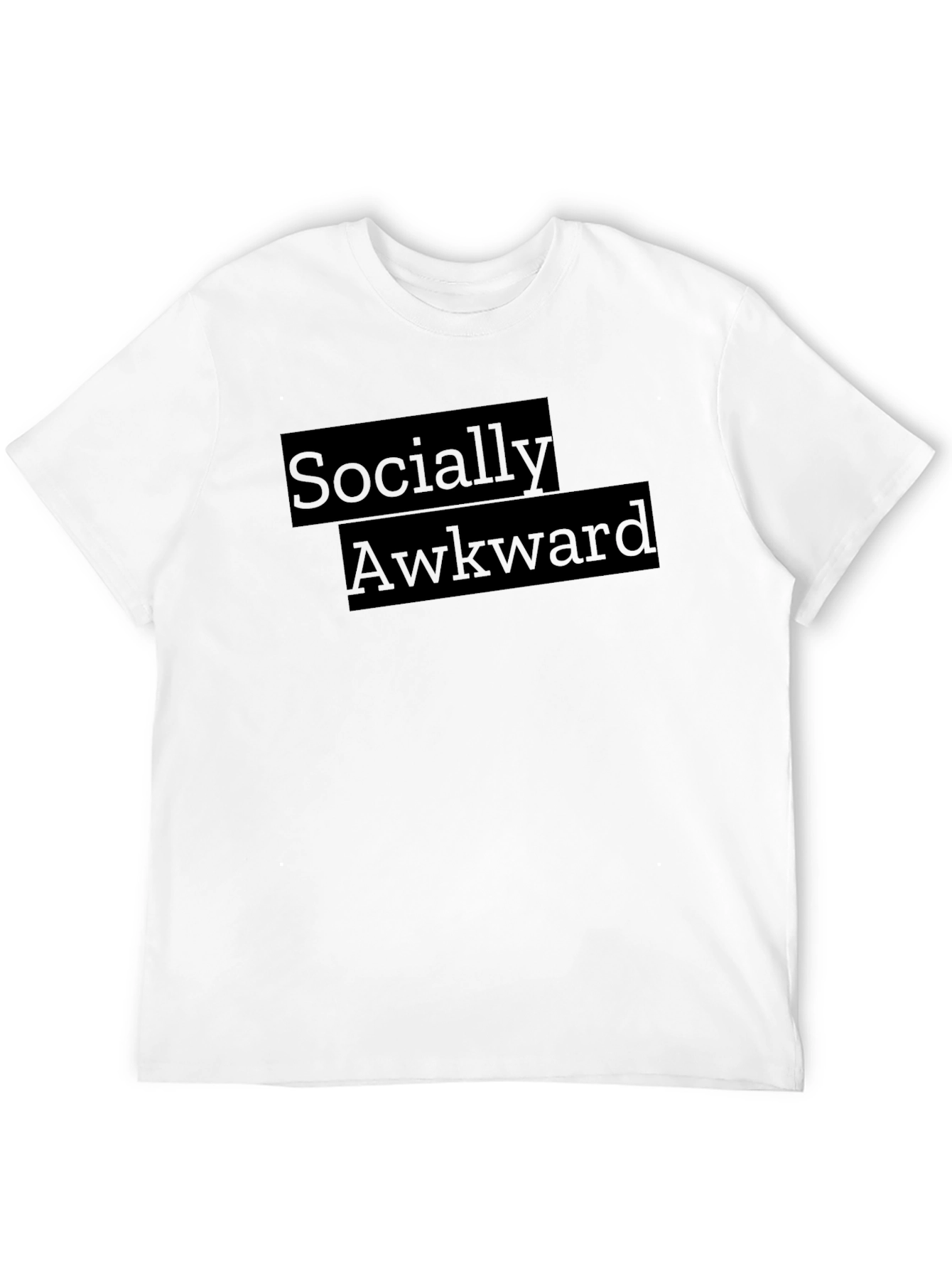 Socially Awkward Graphic Tee - Black