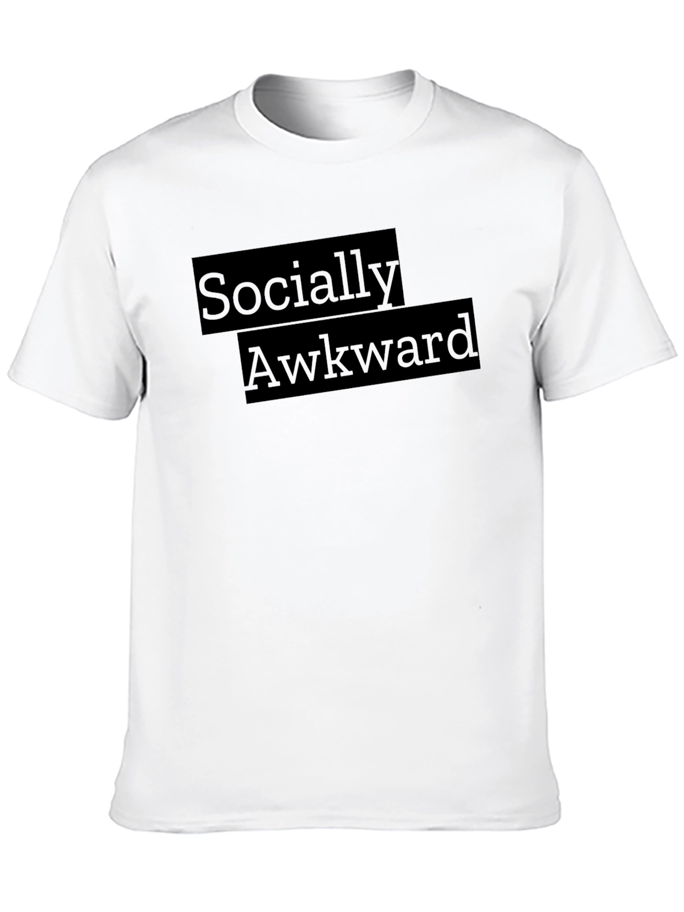 Socially Awkward Graphic Tee - Black