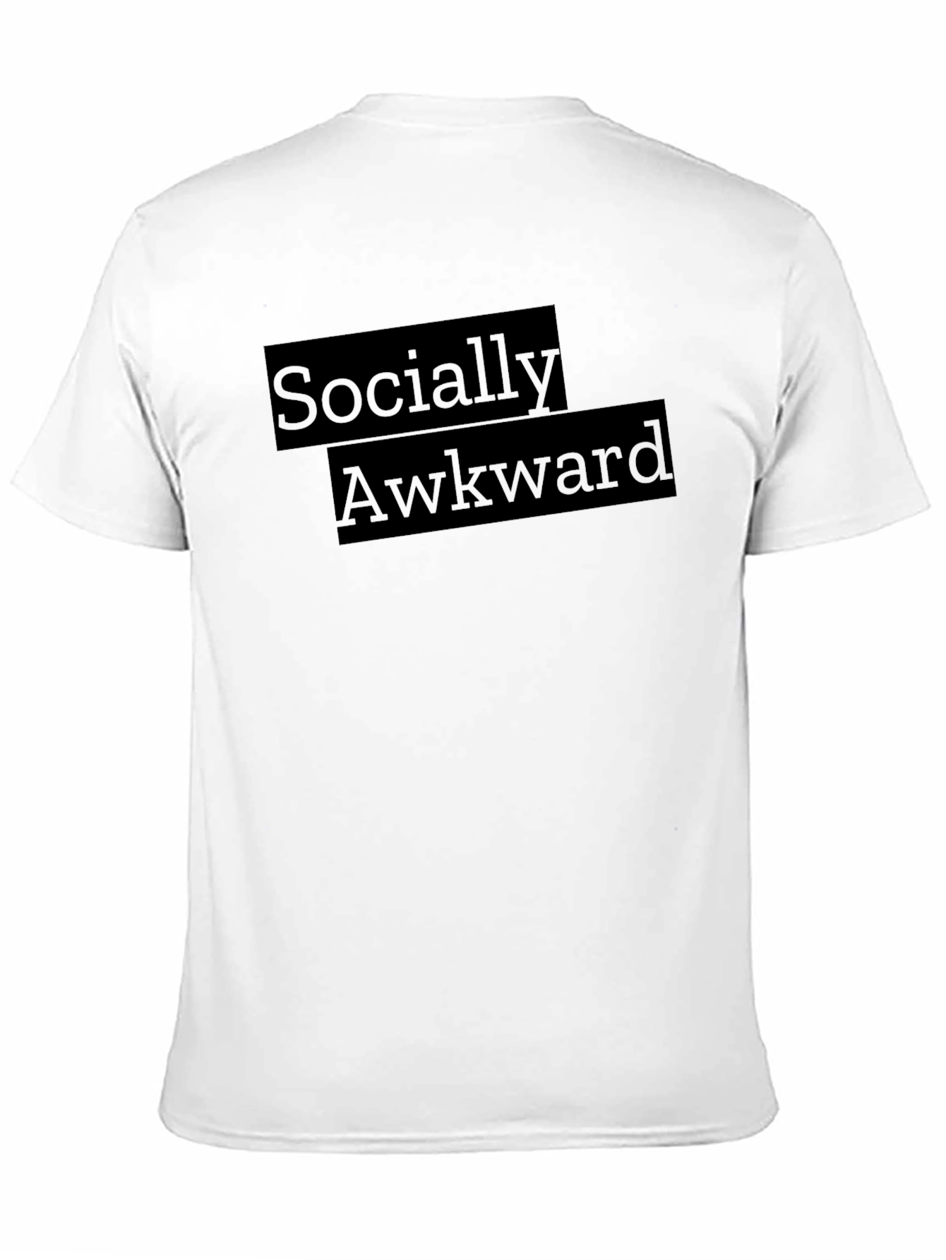 Socially Awkward Graphic Tee - Black