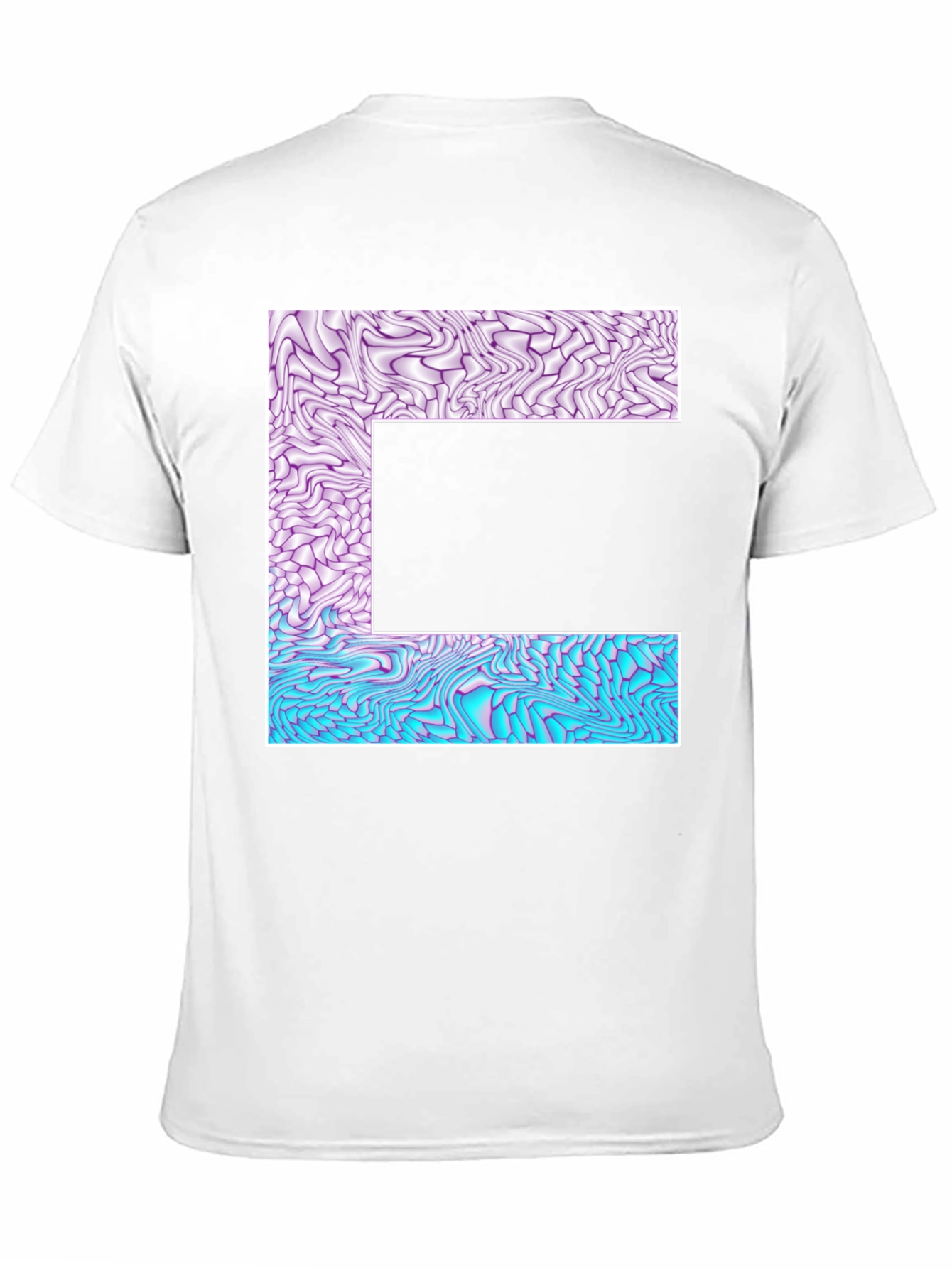 Abstract Letter T-Shirt - Unique Graphic Tee