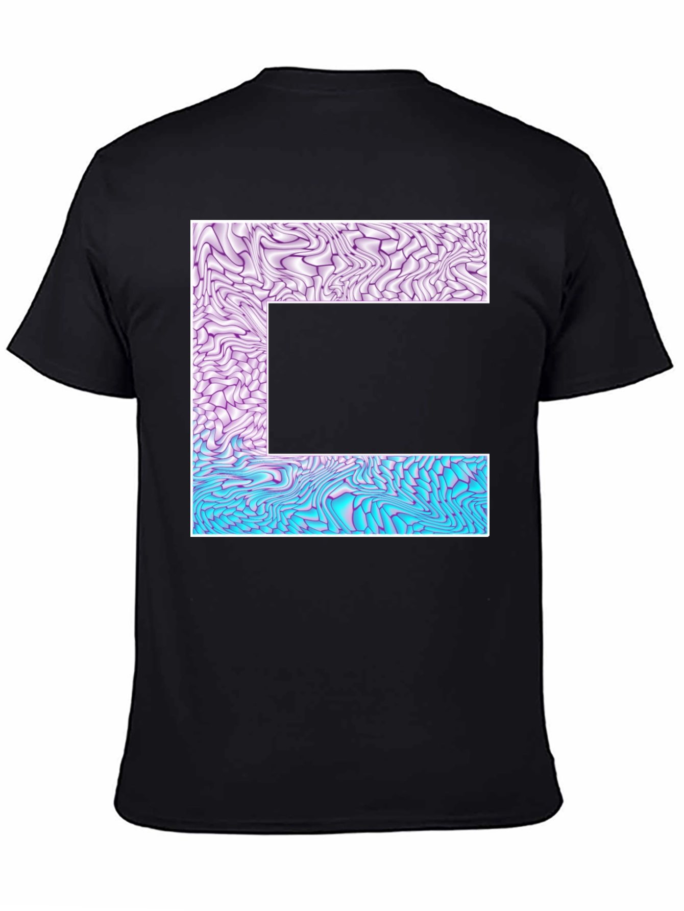 Abstract Letter T-Shirt - Unique Graphic Tee