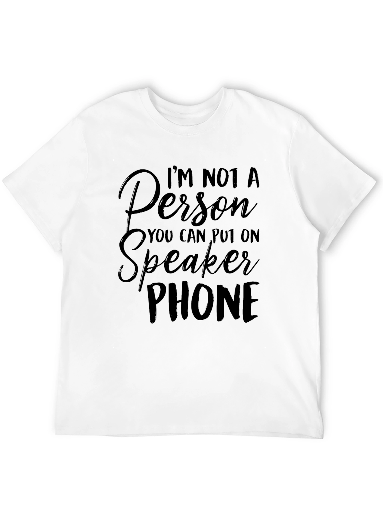 Speakerphone Humor T-Shirt