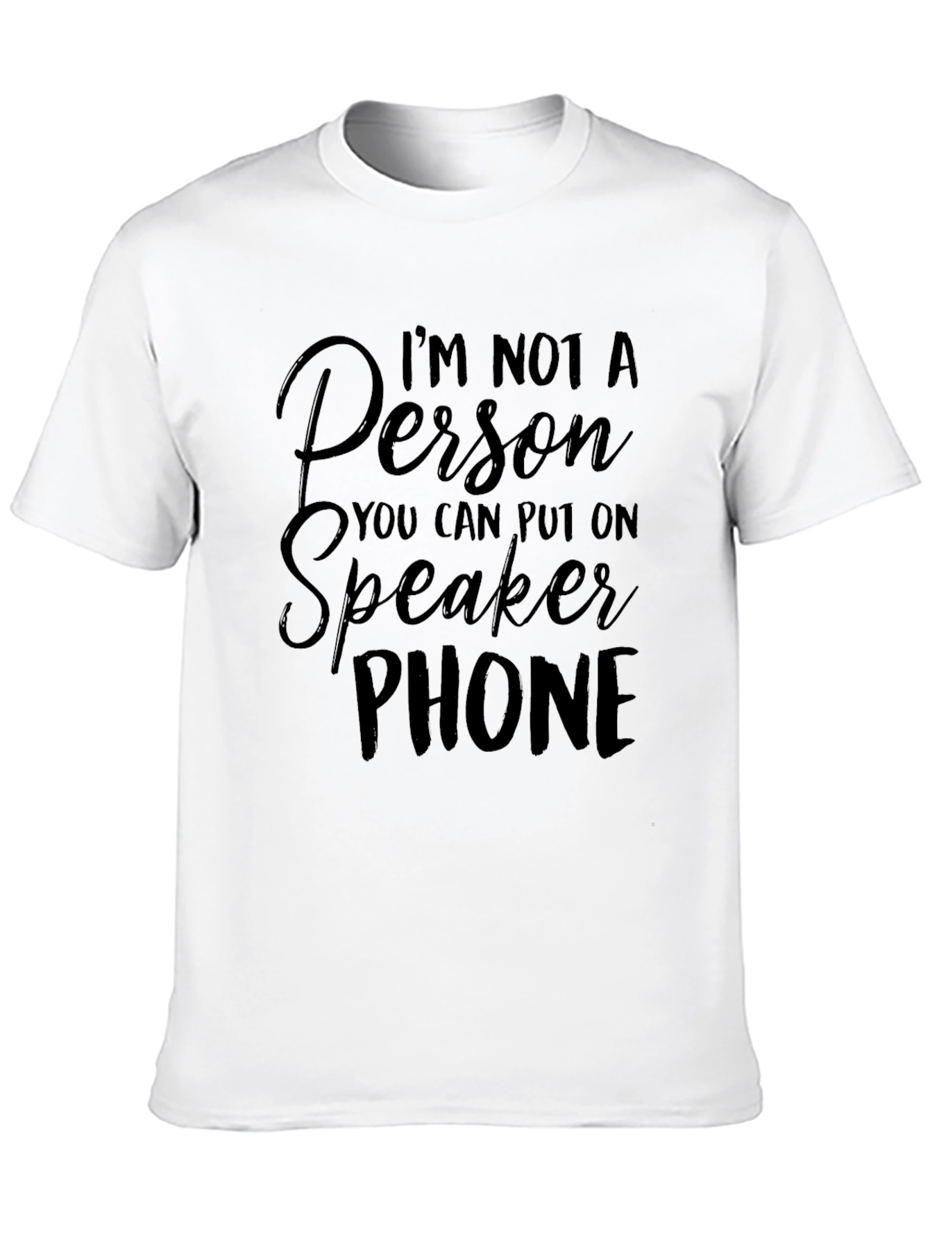 Speakerphone Humor T-Shirt