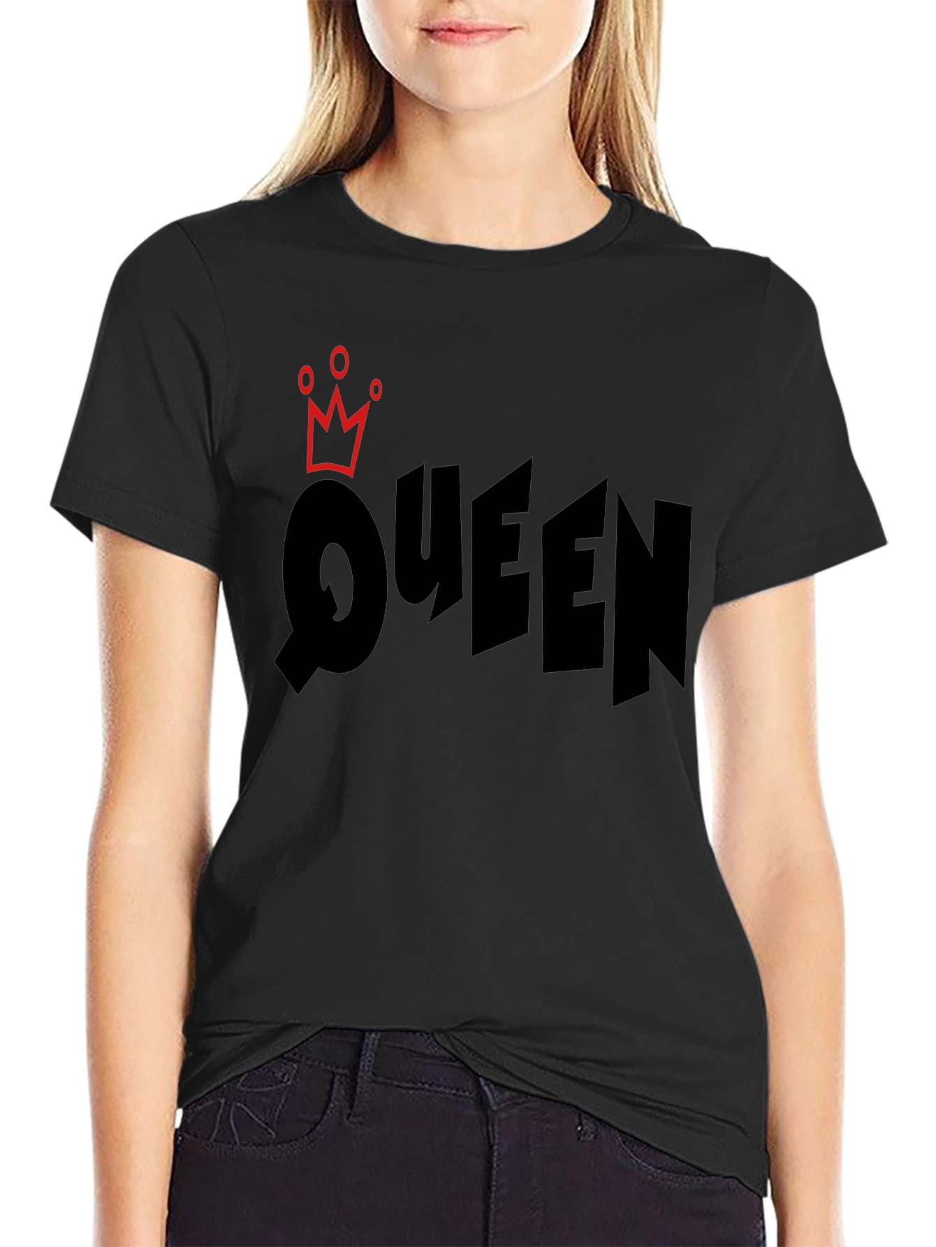 Queen Graphic Black T-Shirt