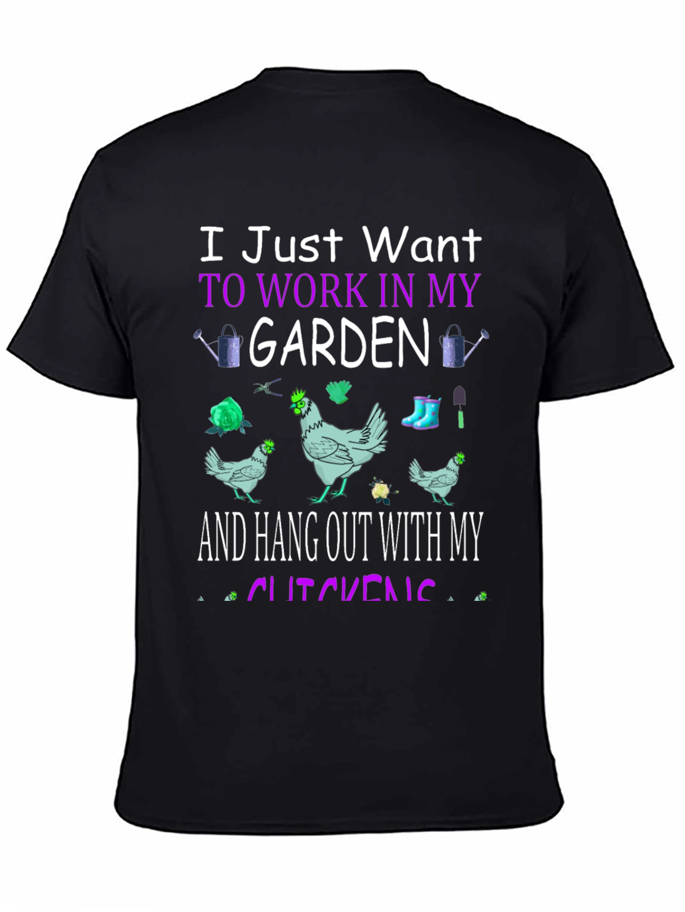 Garden & Chickens Graphic Tee