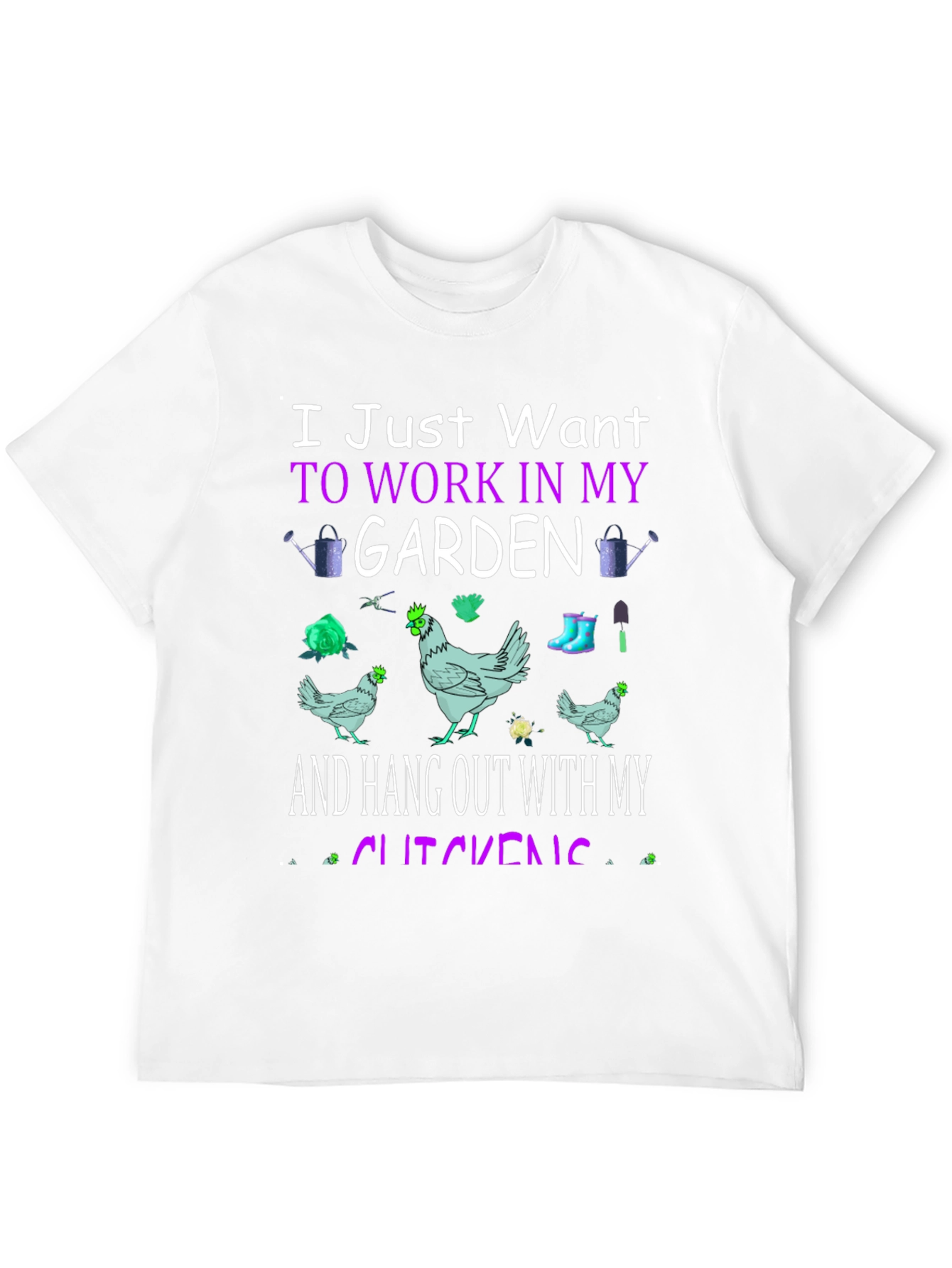 Garden & Chickens Graphic Tee