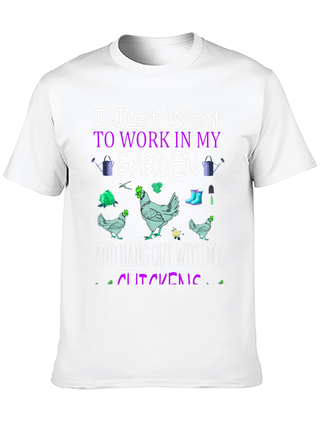 Garden & Chickens Graphic Tee