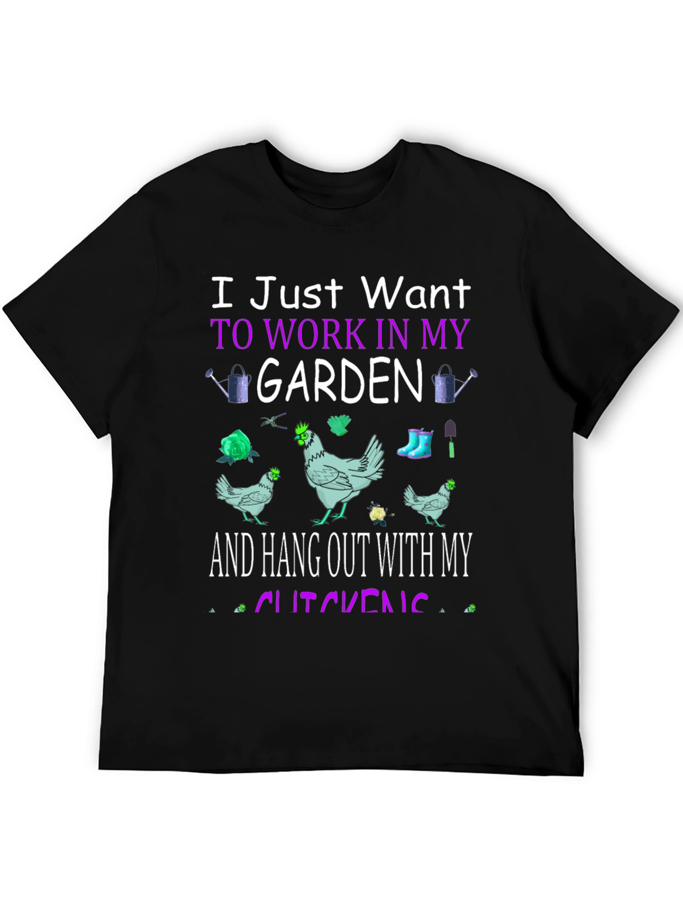 Garden & Chickens Graphic Tee