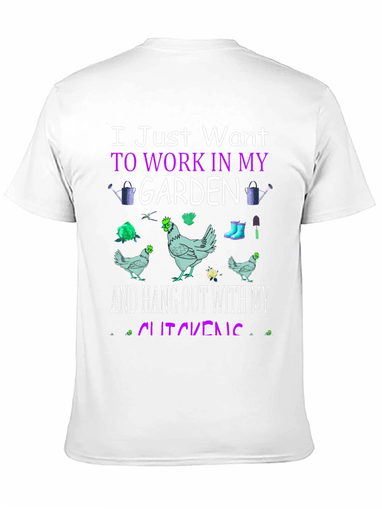 Garden & Chickens Graphic Tee