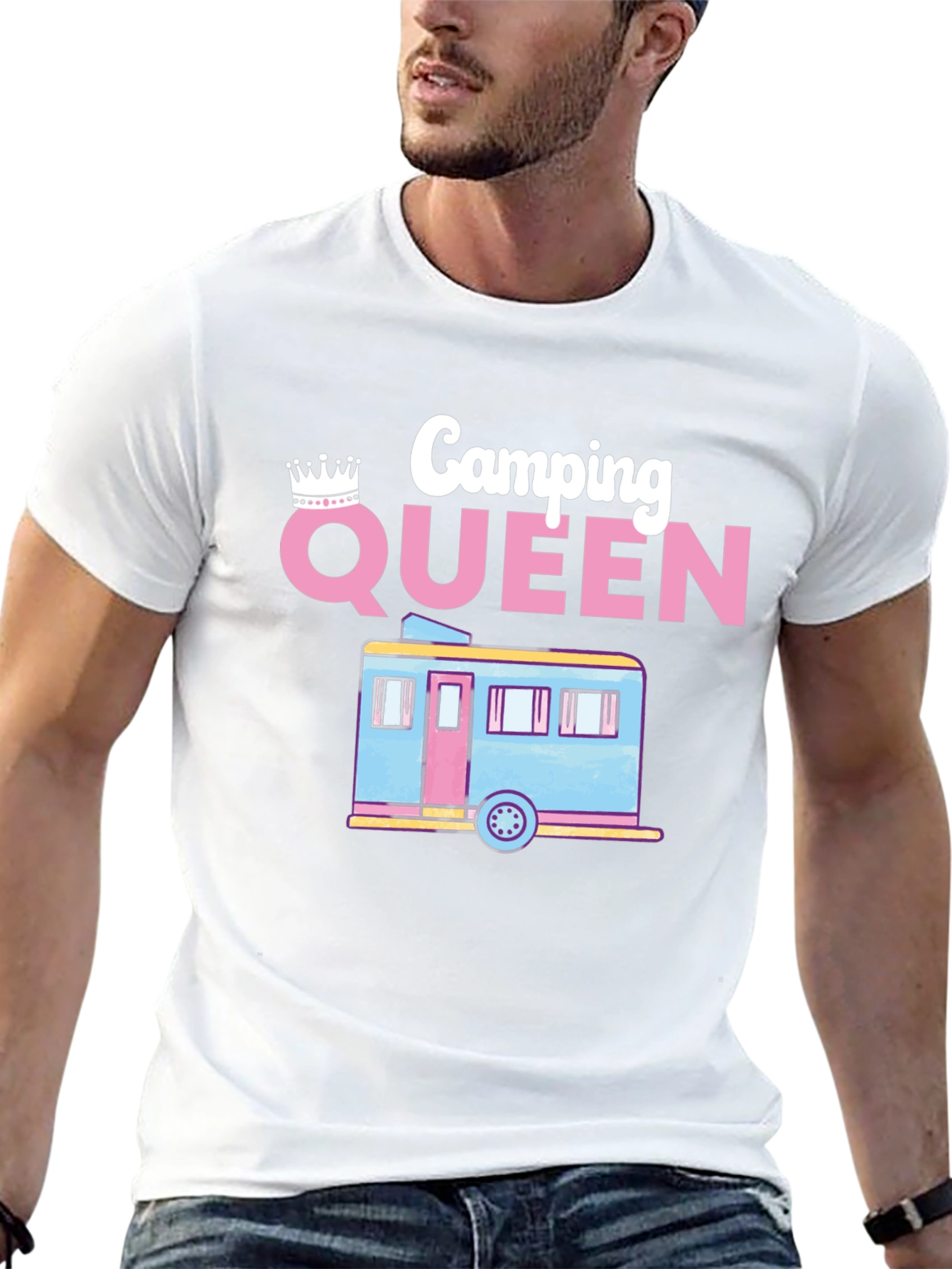 Camping Queen Tee - Womens RV Adventure T-Shirt
