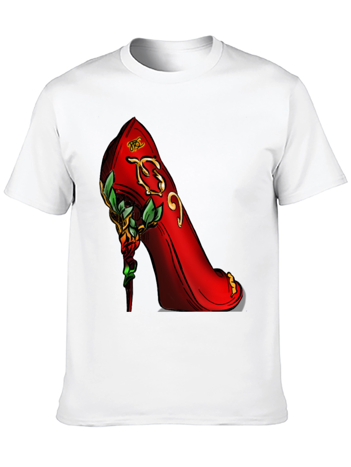 Red High Heel Graphic T-Shirt