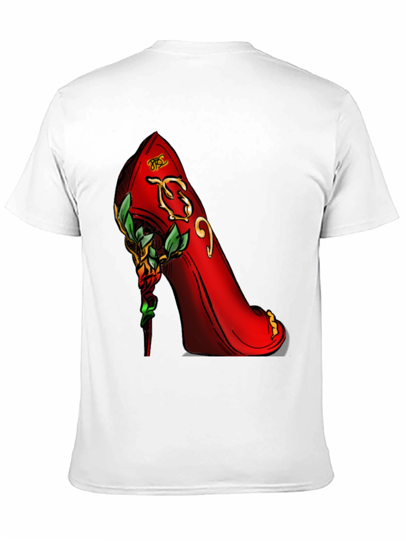 Red High Heel Graphic T-Shirt