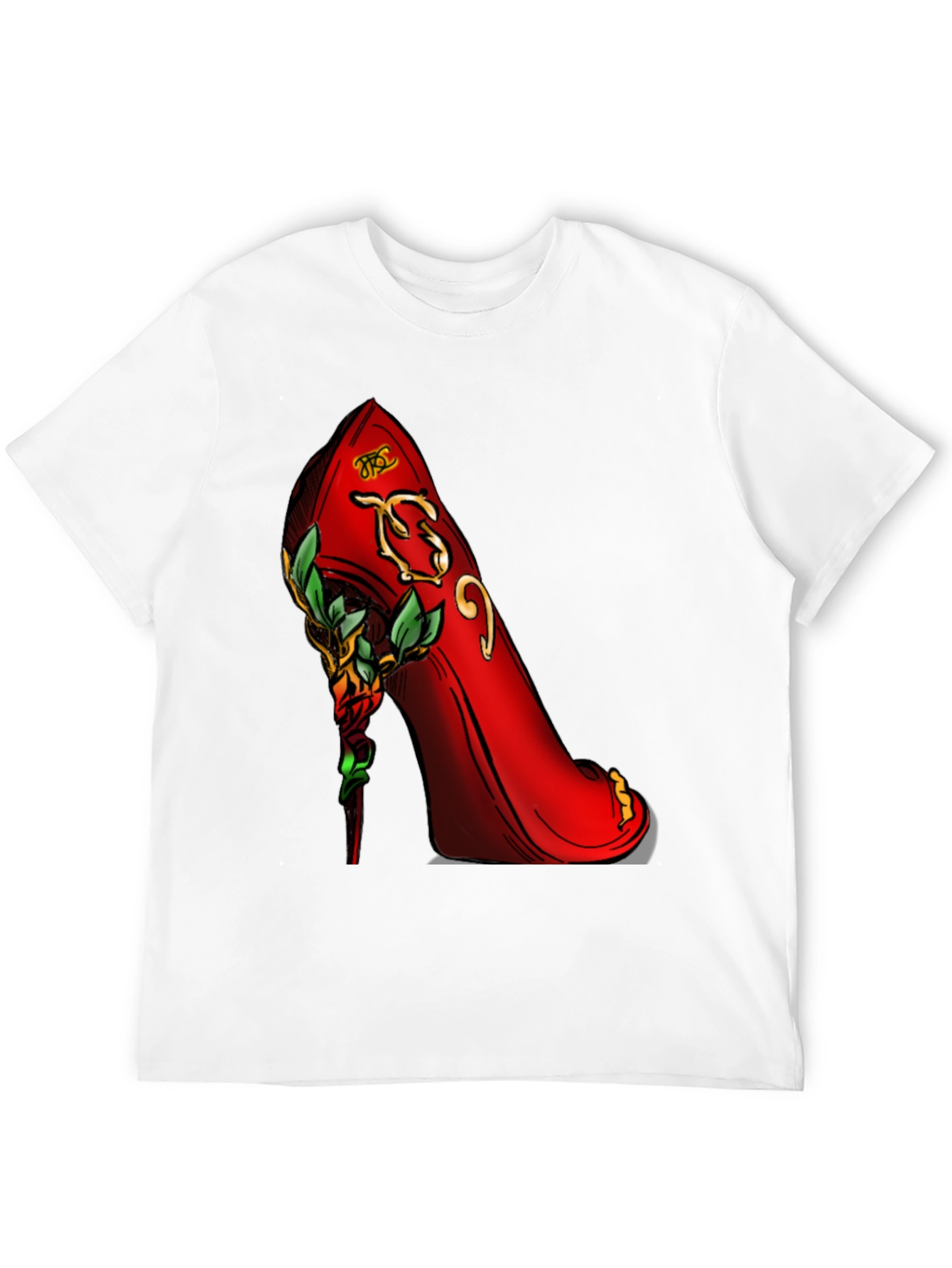 Red High Heel Graphic T-Shirt