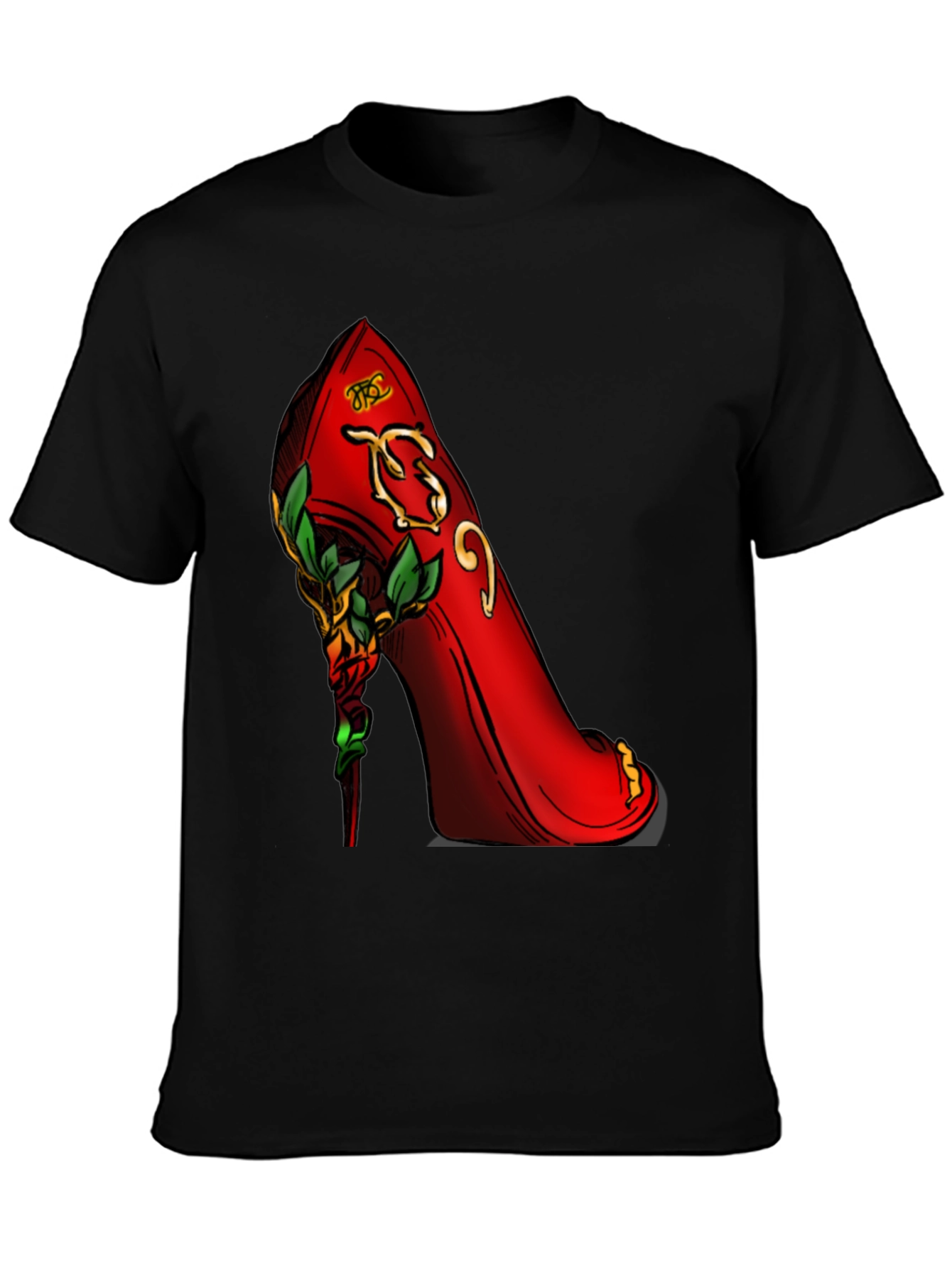Red High Heel Graphic T-Shirt
