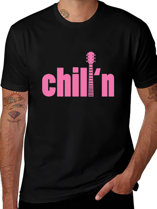Chilln Guitar Tee - Relaxed Vibe T-Shirt