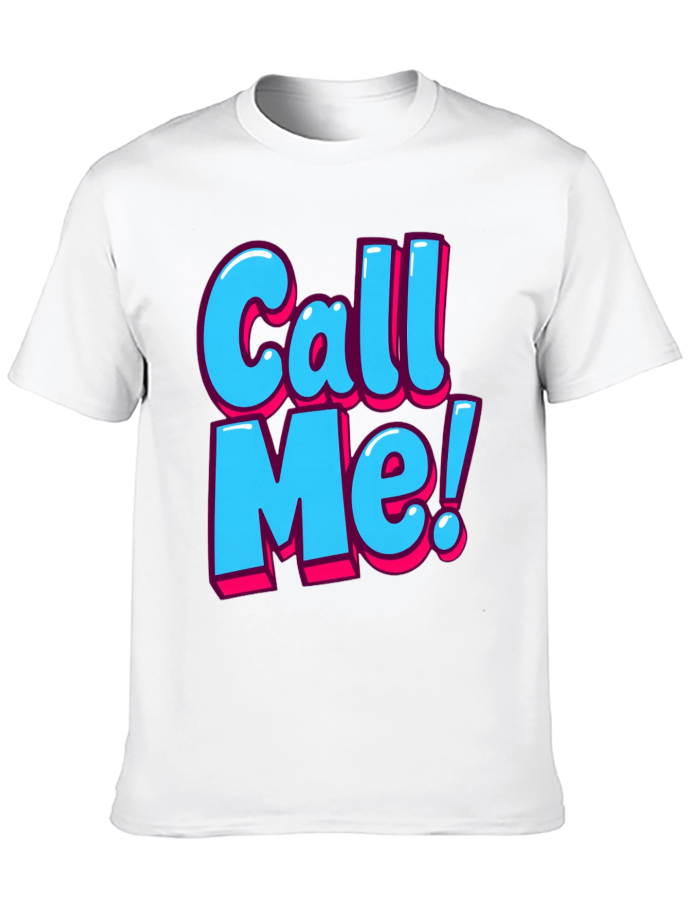 Call Me Graphic T-Shirt - Fun Statement Tee