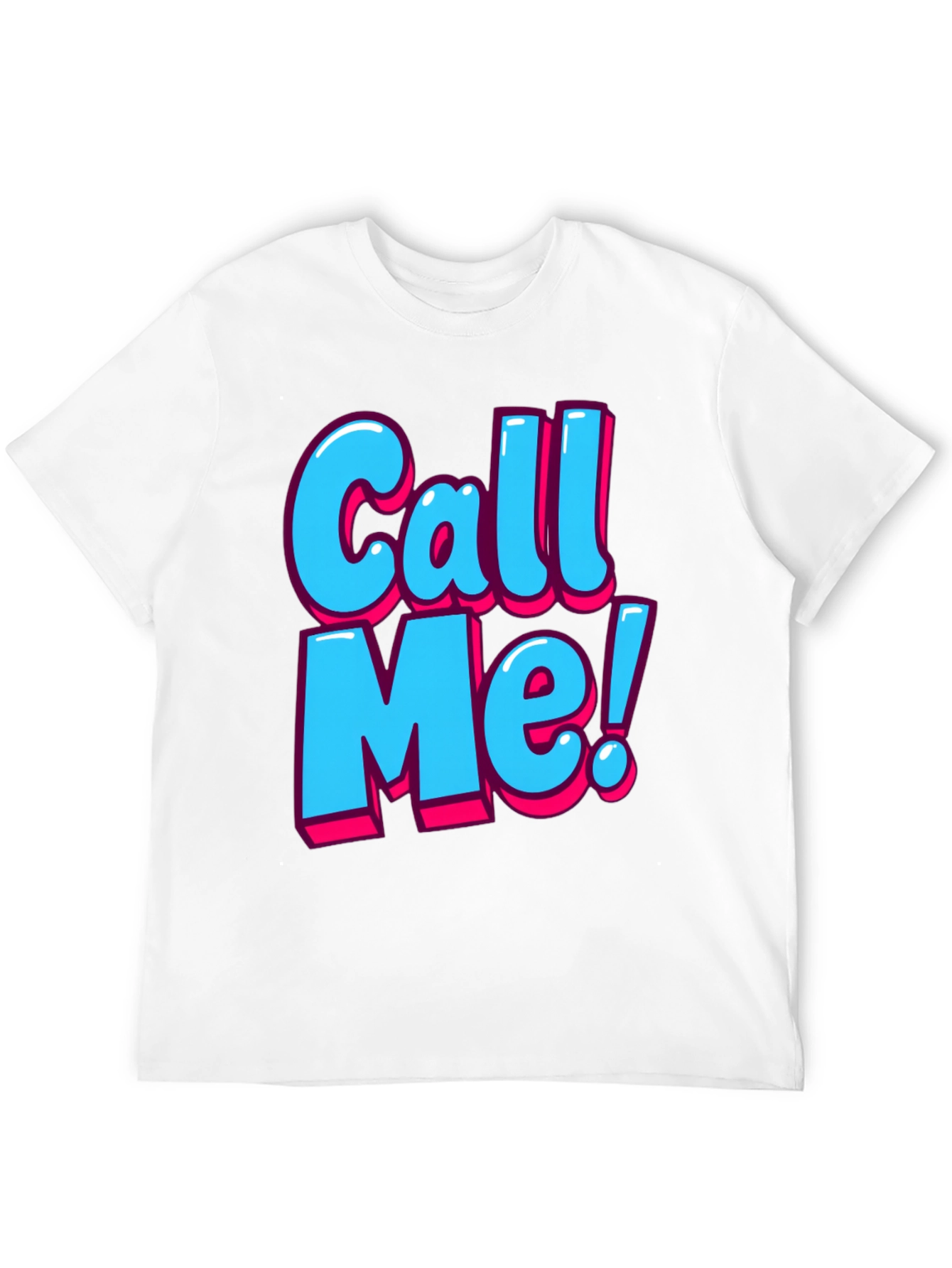 Call Me Graphic T-Shirt - Fun Statement Tee