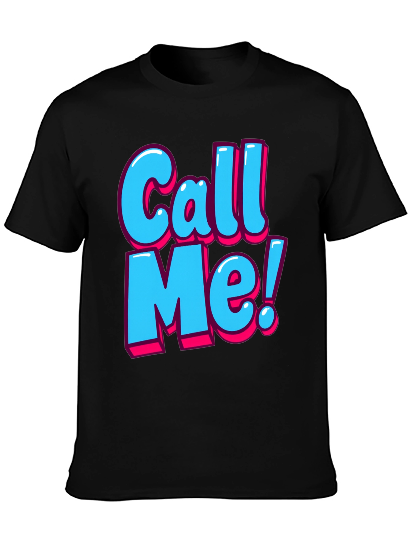 Call Me Graphic T-Shirt - Fun Statement Tee