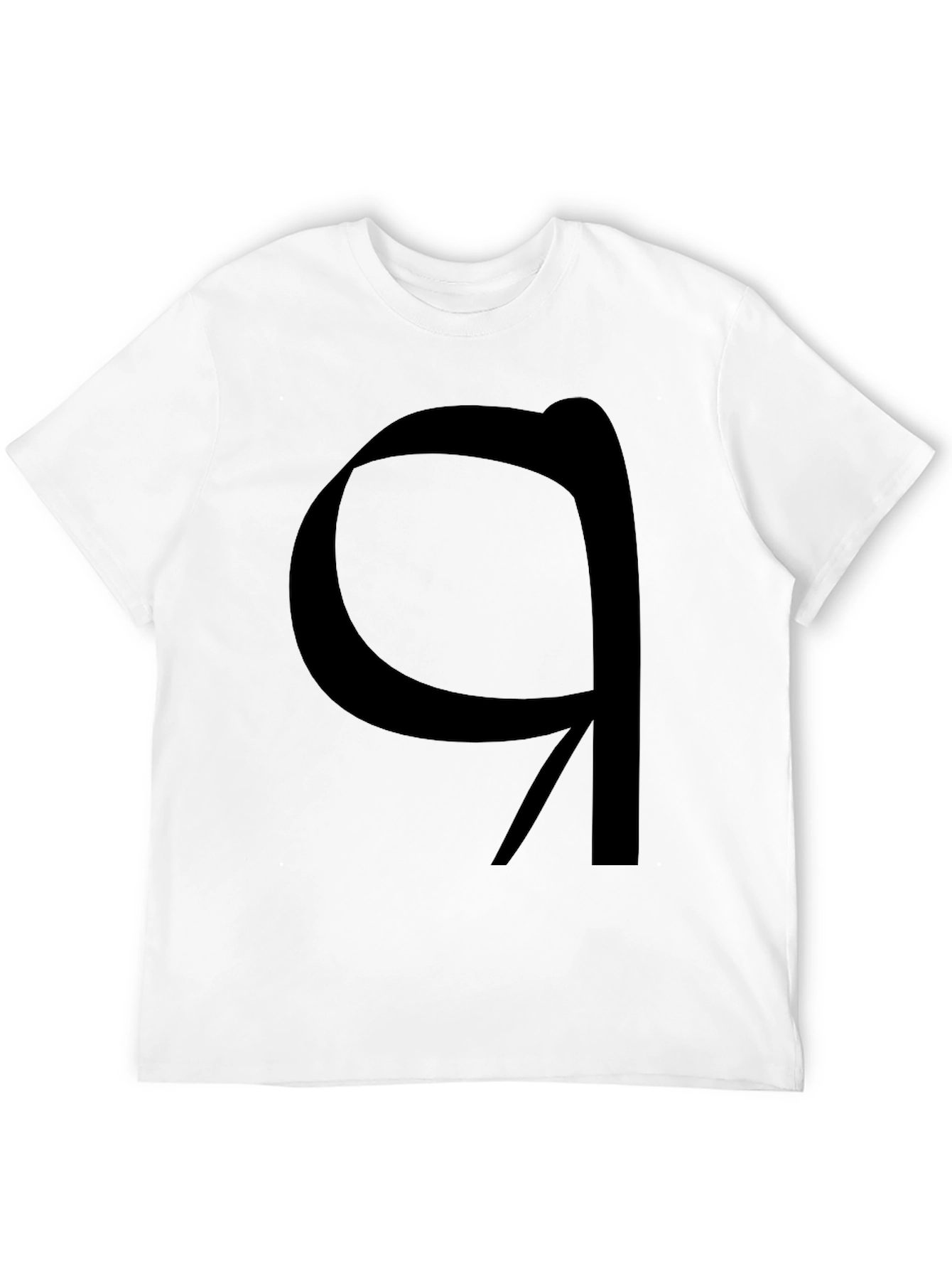 Modern Graphic Tee - Black Artistic Symbol