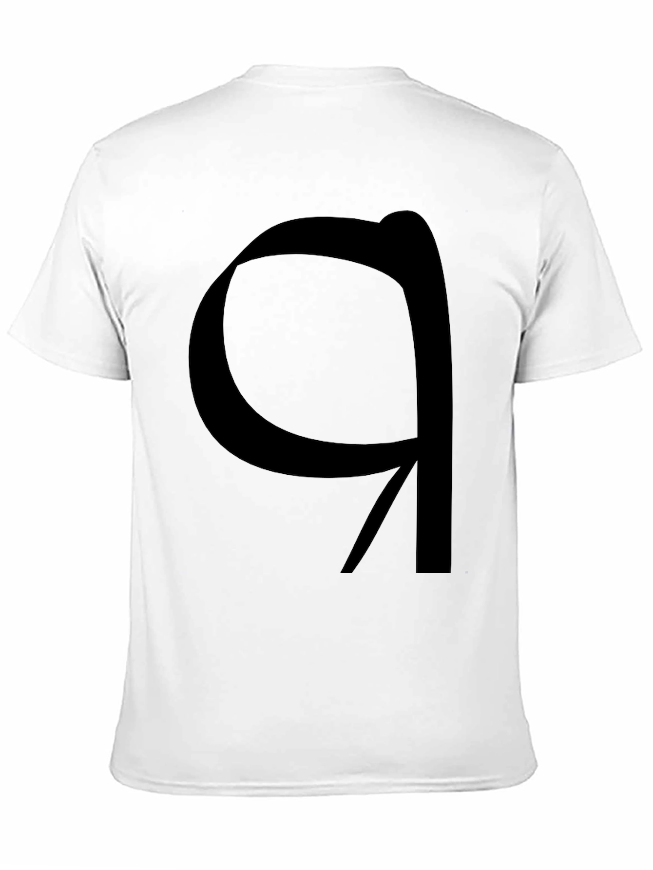 Modern Graphic Tee - Black Artistic Symbol
