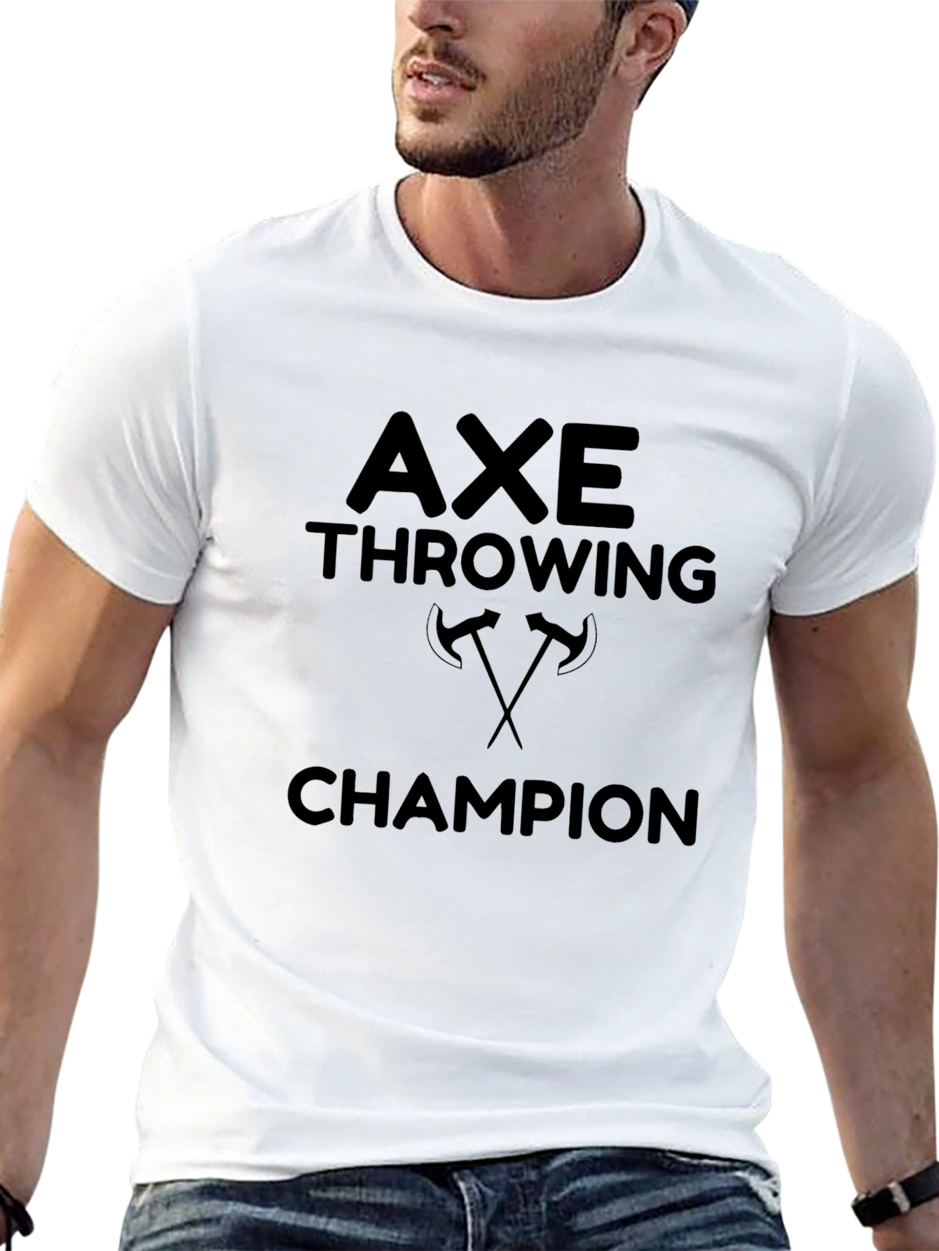 Axe Throwing Champion Black T-Shirt