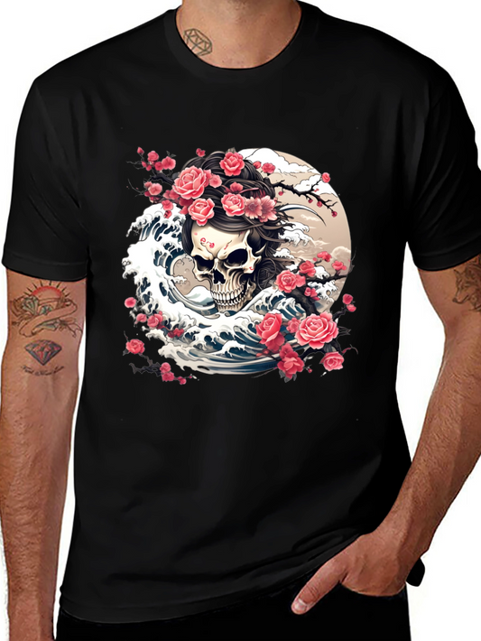Skull & Roses Graphic Tee