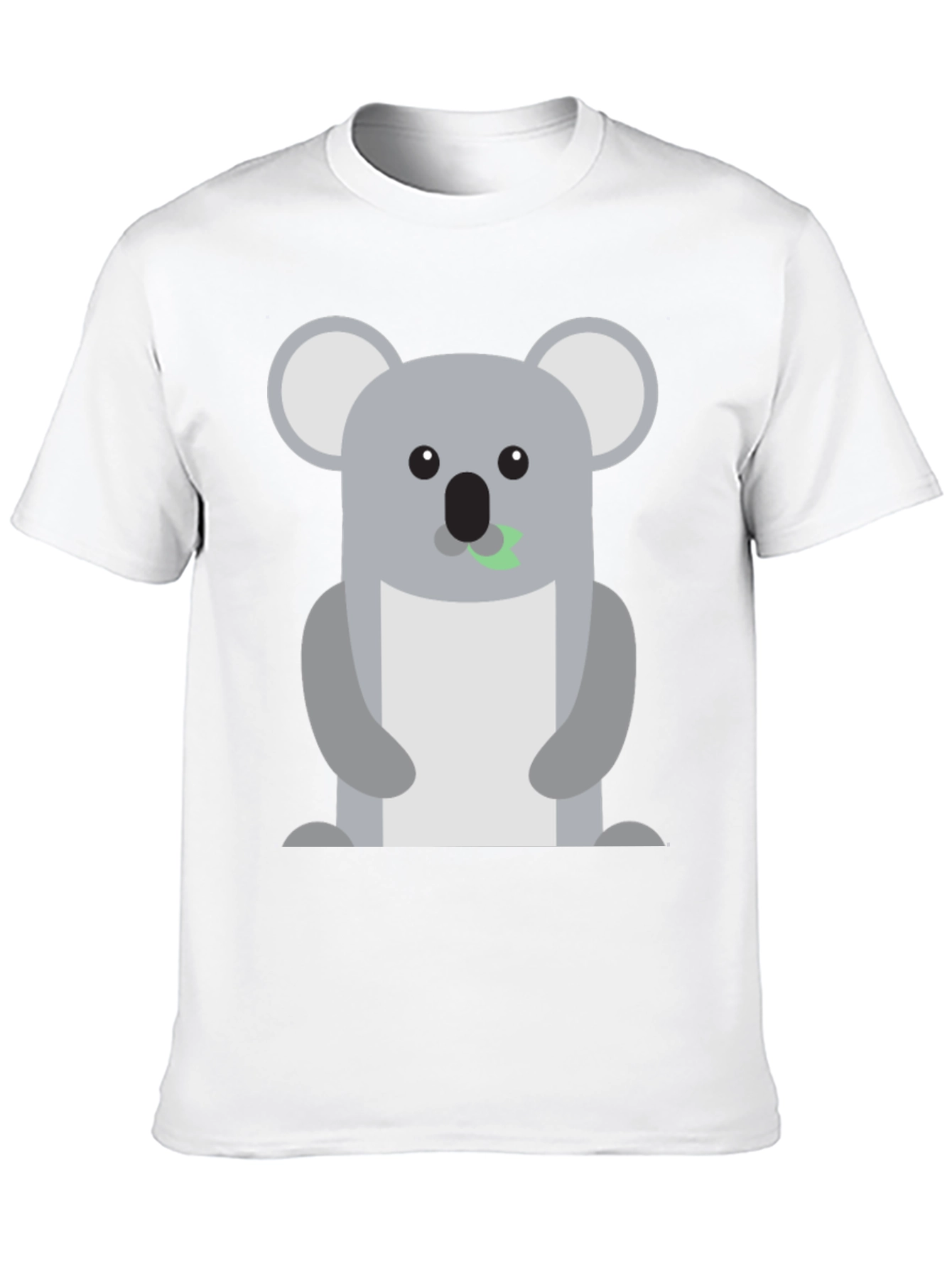 Cute Koala Graphic Black T-Shirt
