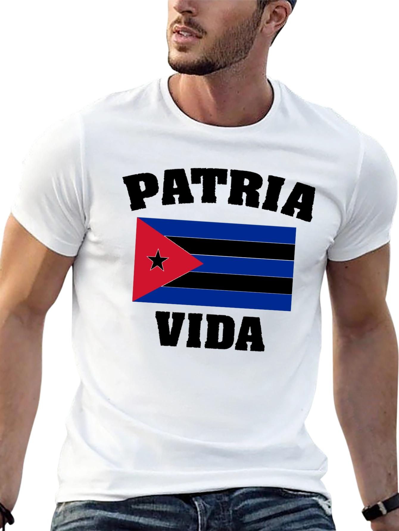 Patria Y Vida Cuba Pride Graphic T-Shirt