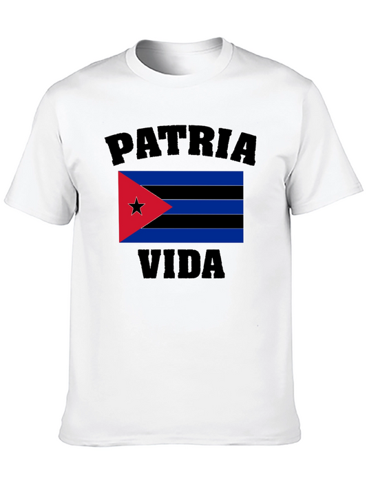 Patria Y Vida Cuba Pride Graphic T-Shirt