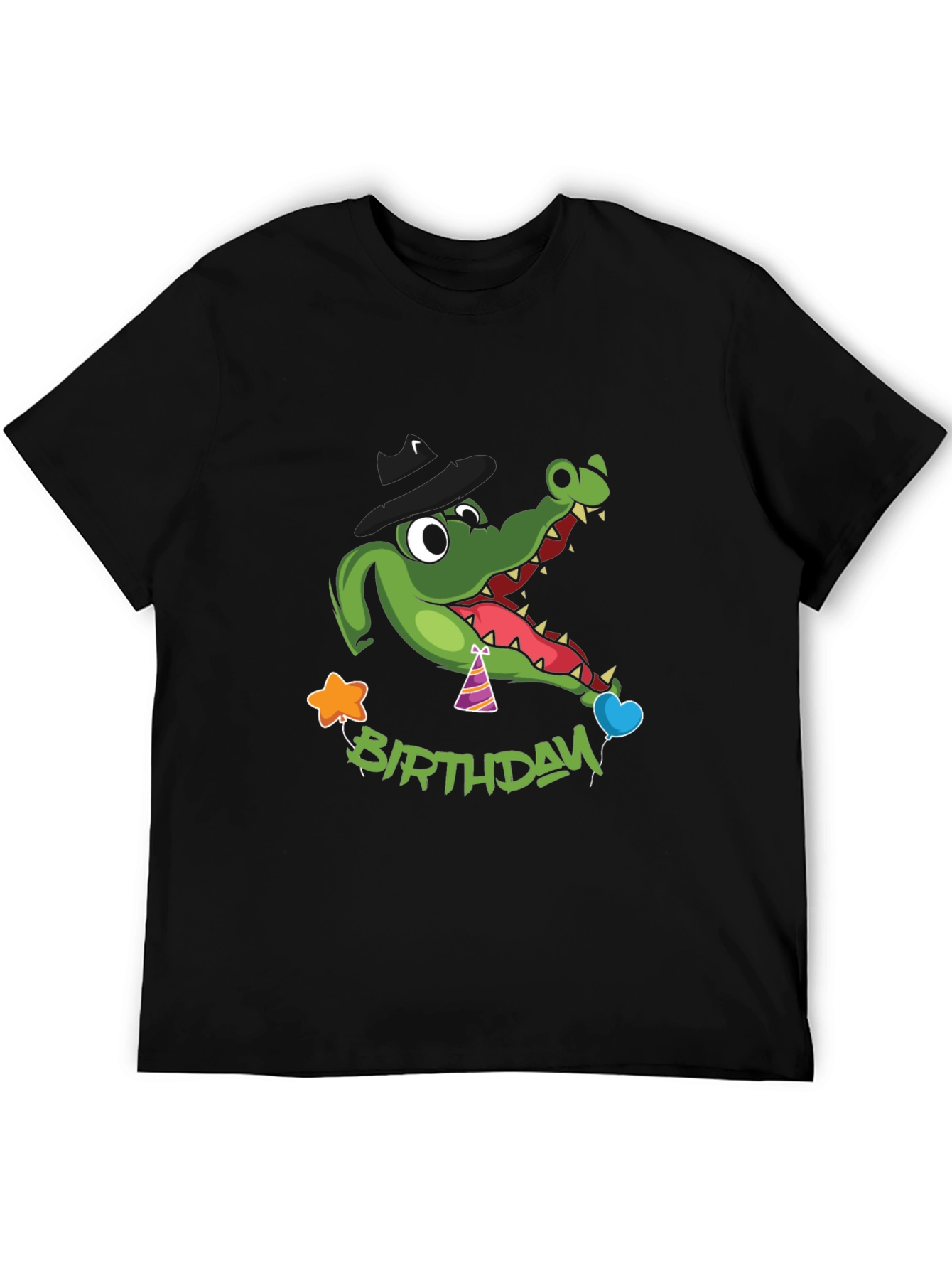 Cartoon Alligator Birthday T-Shirt