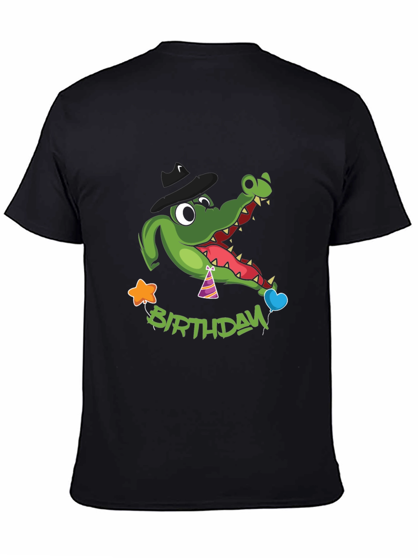 Cartoon Alligator Birthday T-Shirt