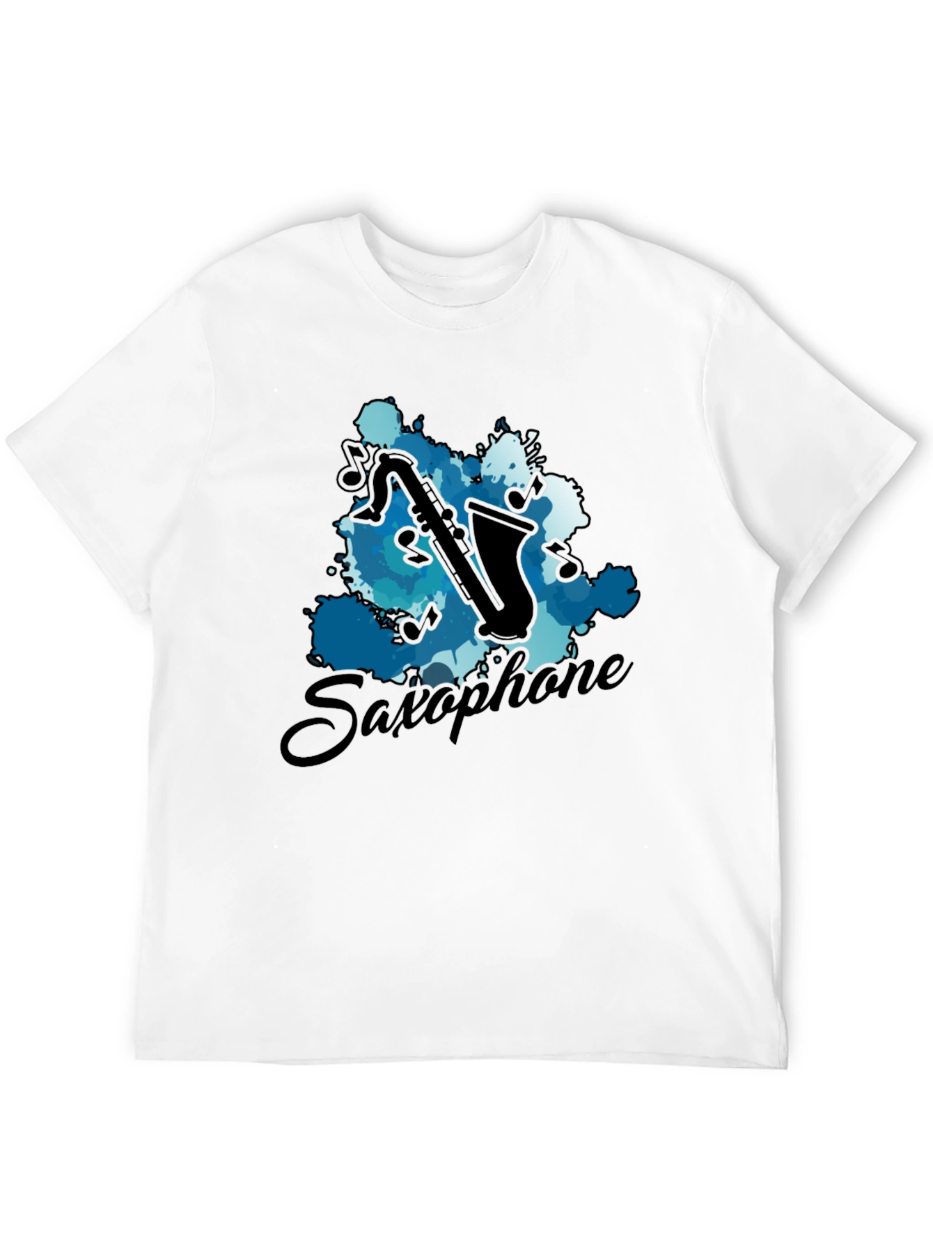 Saxophone Music T-Shirt - Artistic Instrument Tee