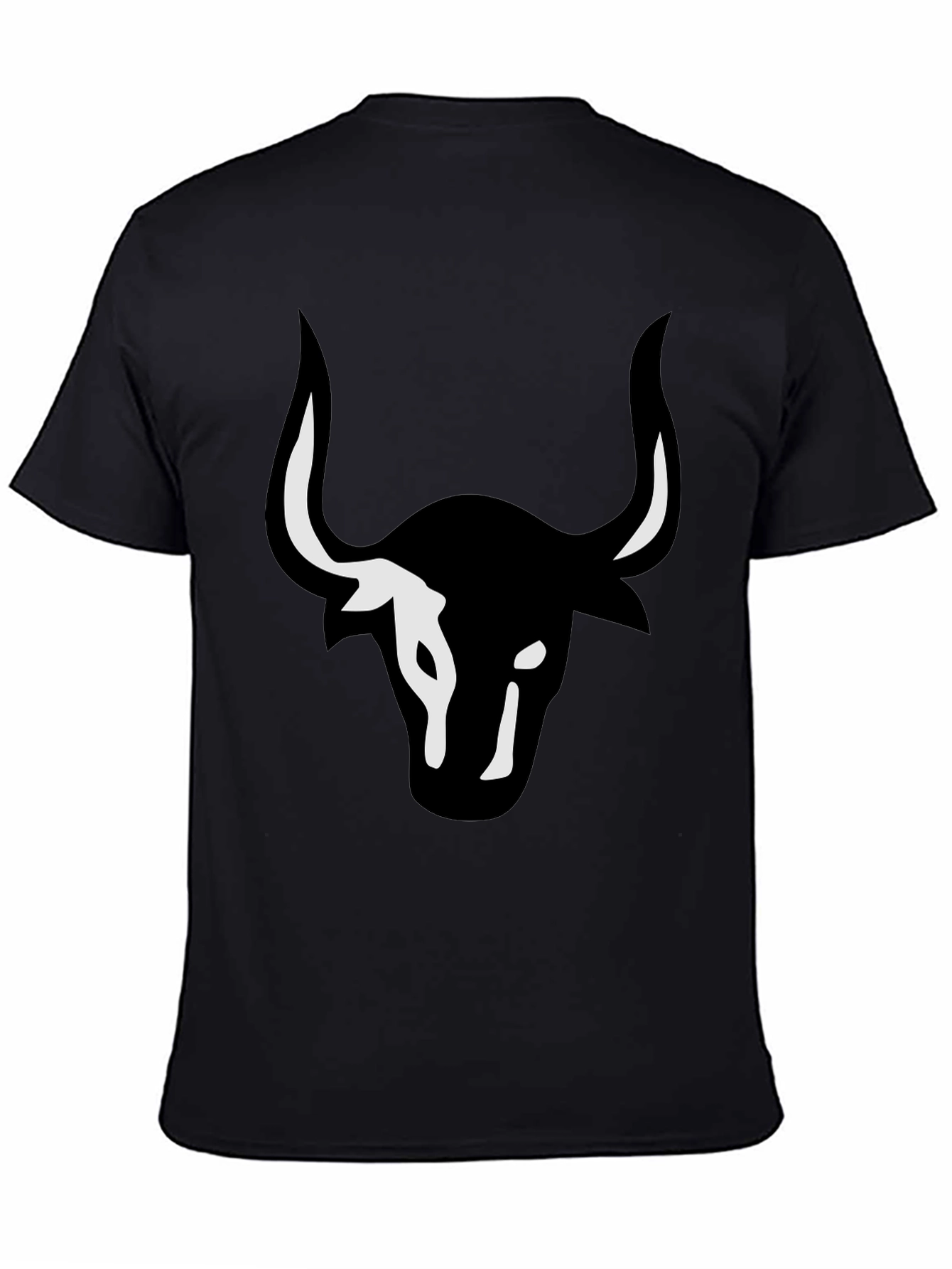 Bull Graphic T-Shirt - Stylish Black Tee