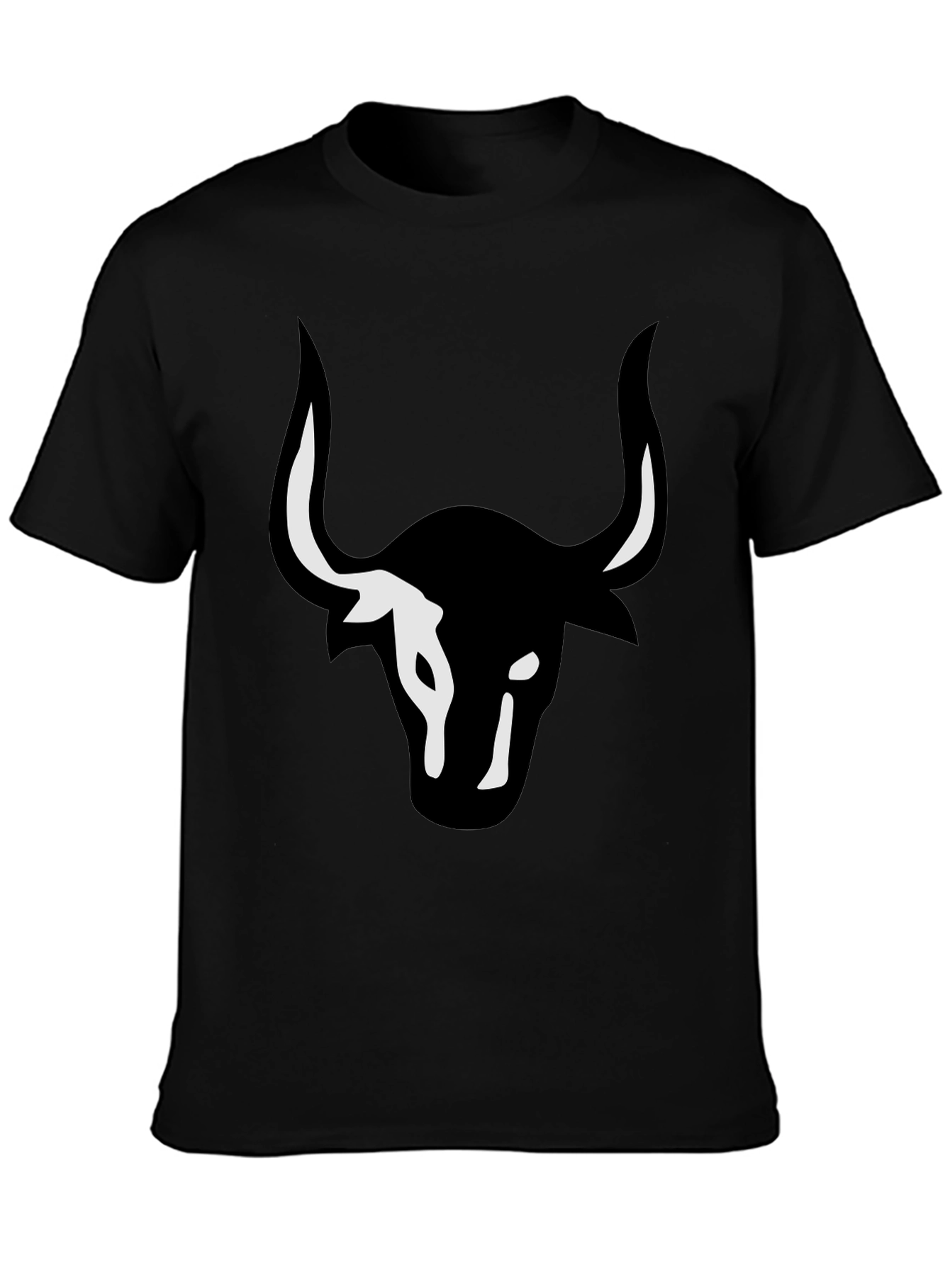 Bull Graphic T-Shirt - Stylish Black Tee