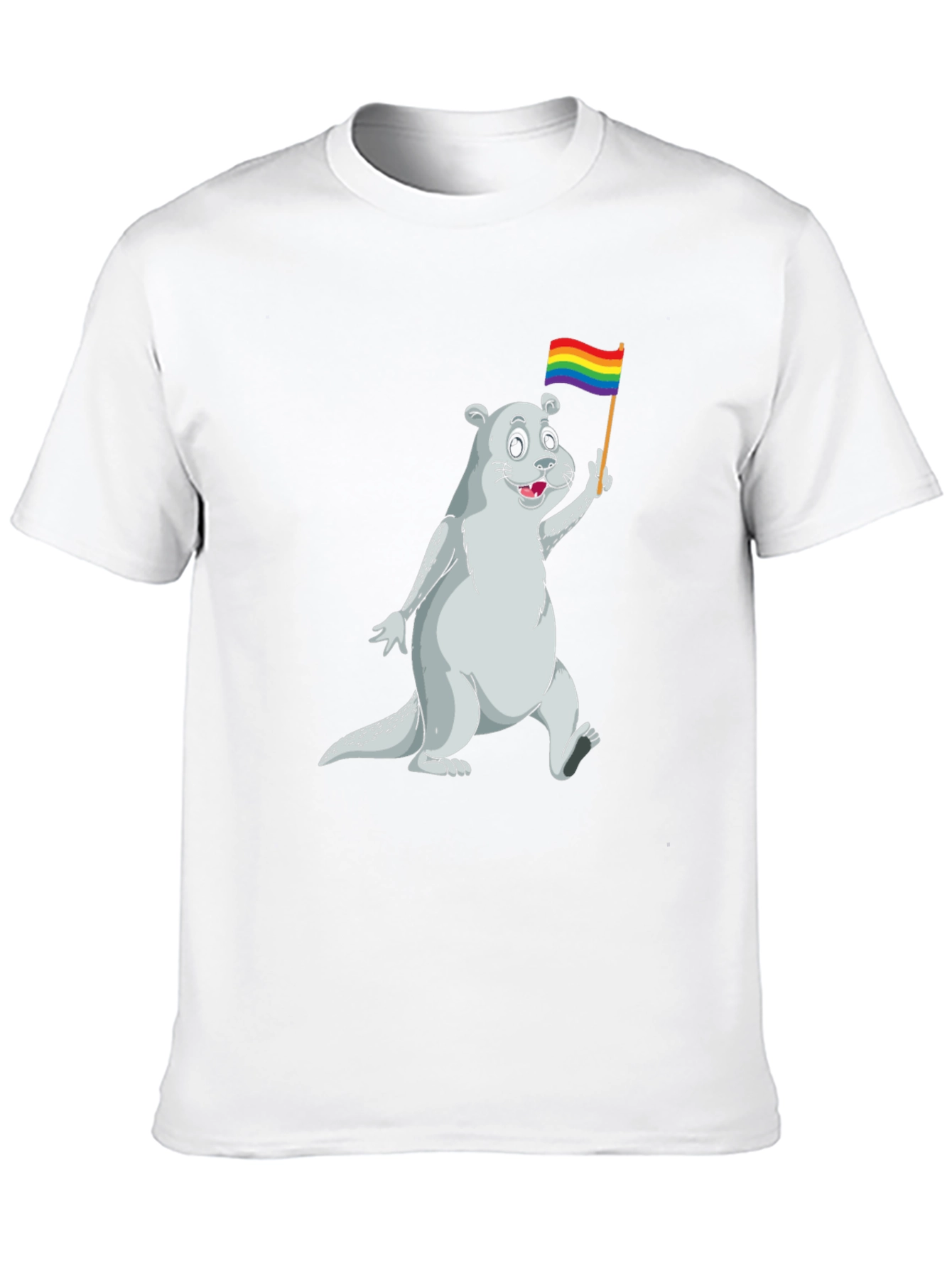 Otter Pride T-Shirt - LGBTQ+ Supporter Apparel