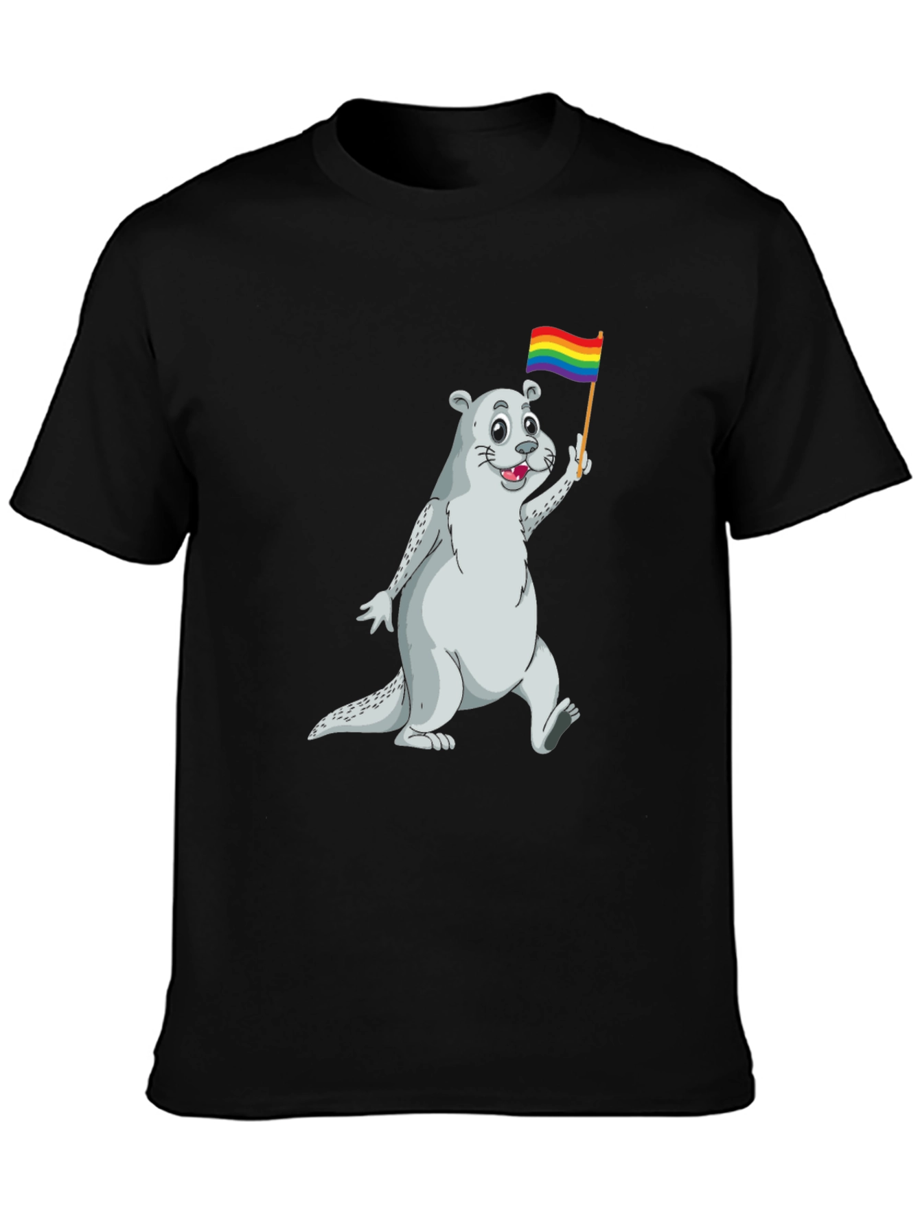 Otter Pride T-Shirt - LGBTQ+ Supporter Apparel