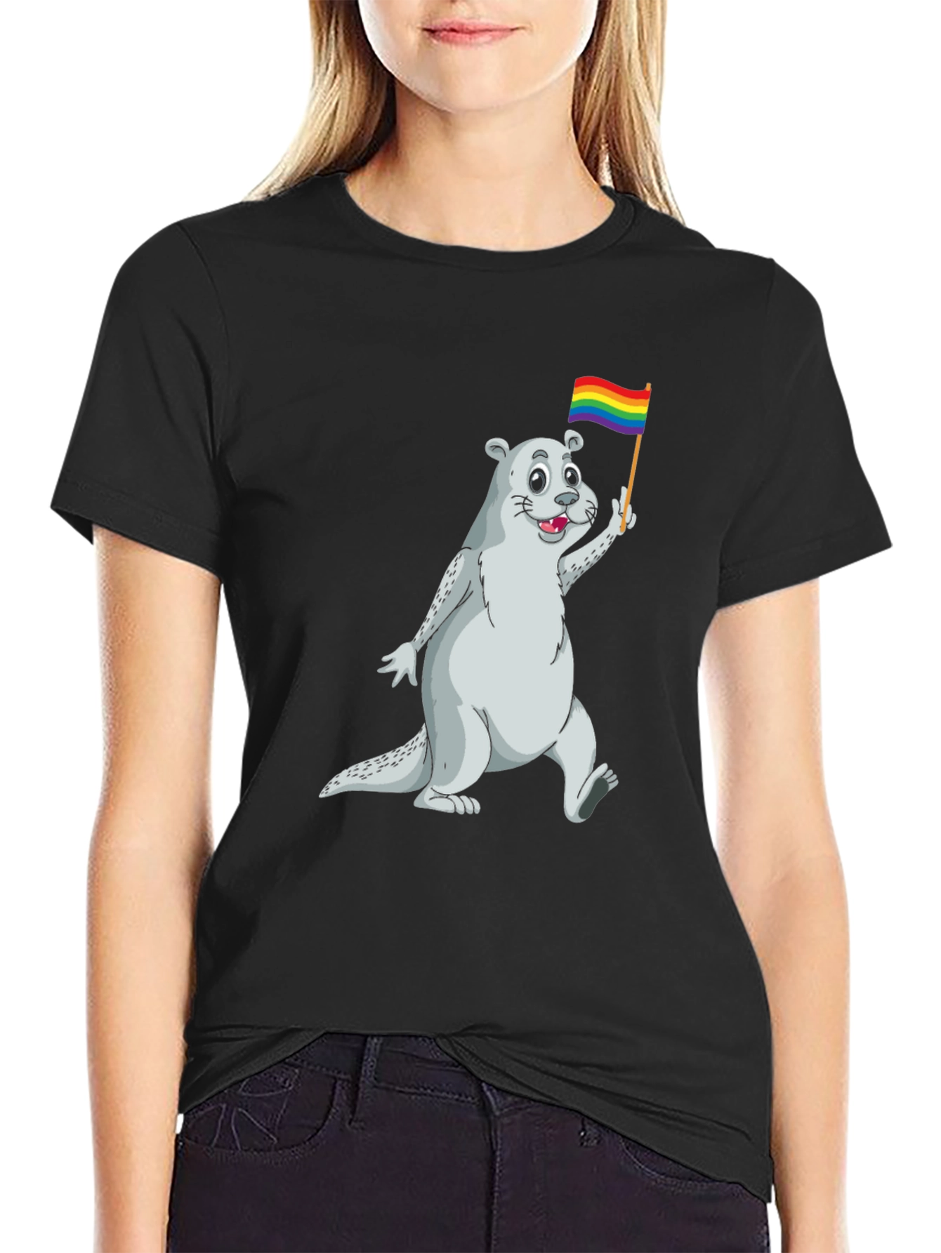Otter Pride T-Shirt - LGBTQ+ Supporter Apparel