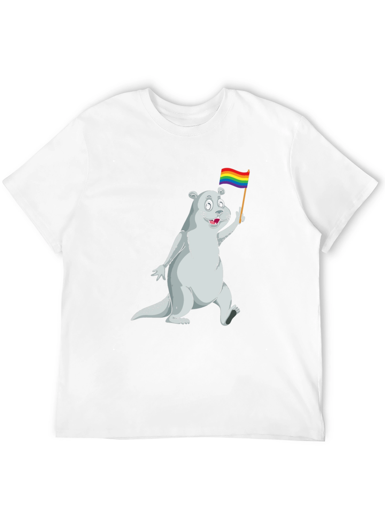 Otter Pride T-Shirt - LGBTQ+ Supporter Apparel