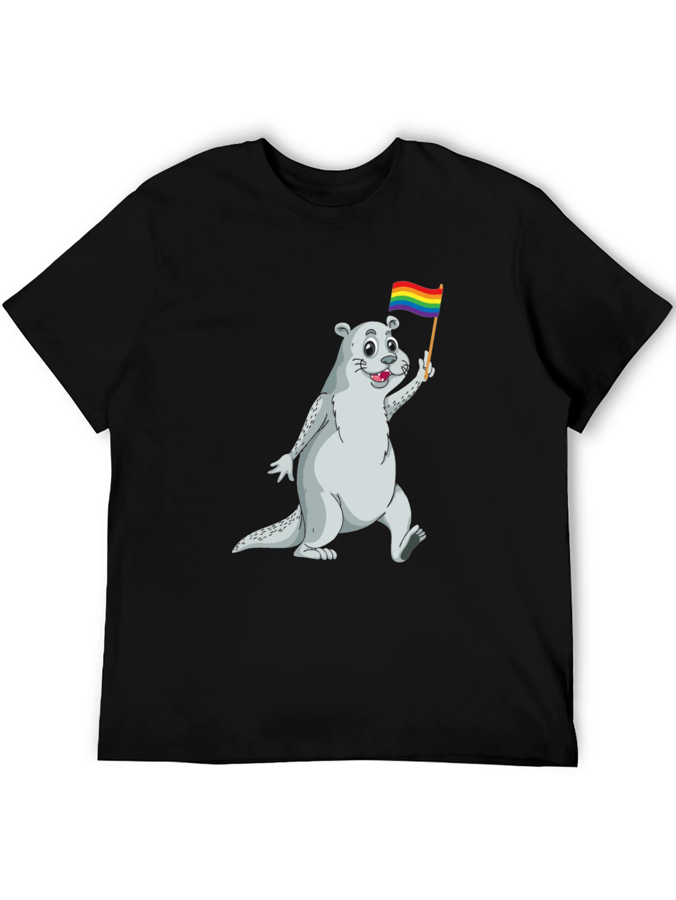Otter Pride T-Shirt - LGBTQ+ Supporter Apparel