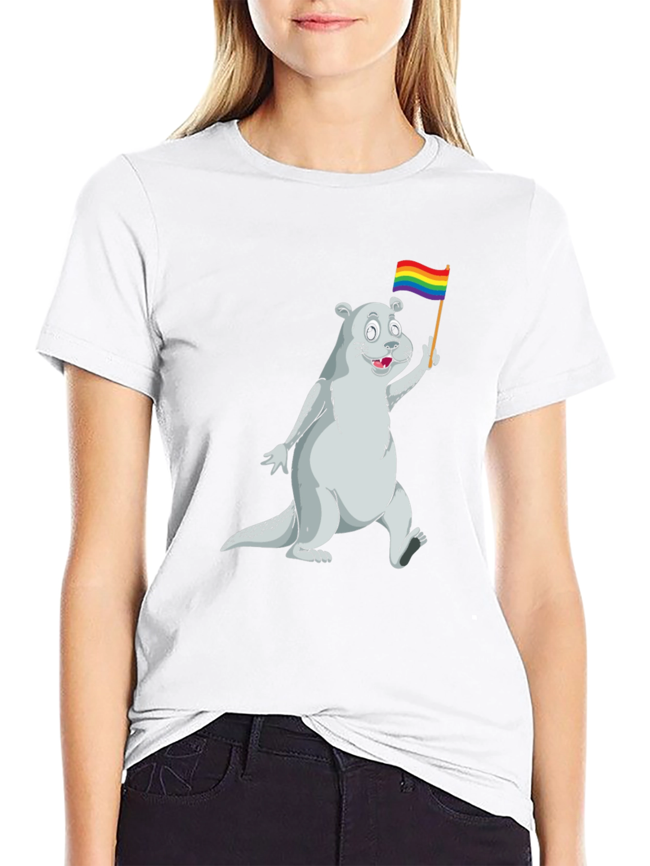 Otter Pride T-Shirt - LGBTQ+ Supporter Apparel