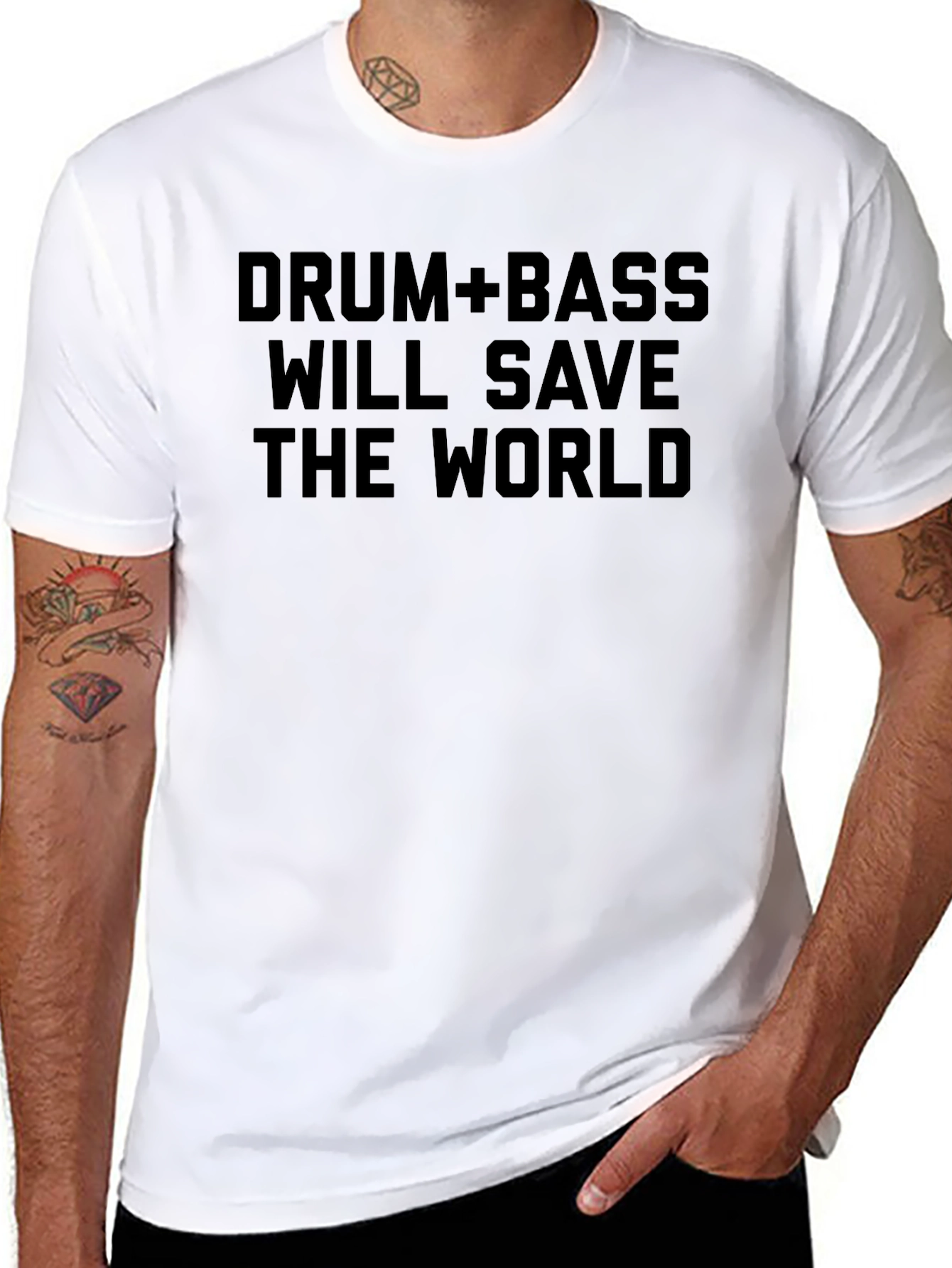 Drum+Bass Will Save The World T-Shirt