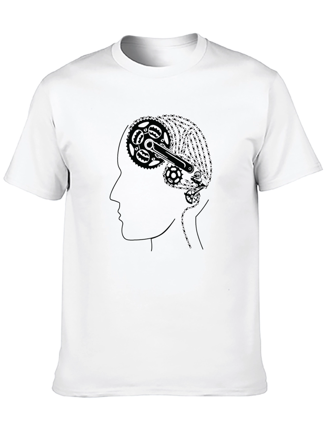 Gear Head Tee - Bicycle Brain T-Shirt